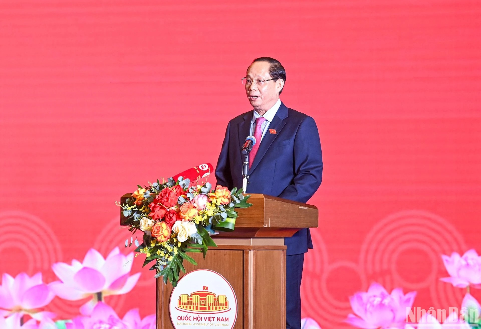 El vicepresidente de la Asamblea Nacional Tran Quang Phuong da palabras. El vicepresidente de la Asamblea Nacional Tran Quang Phuong da palabras.