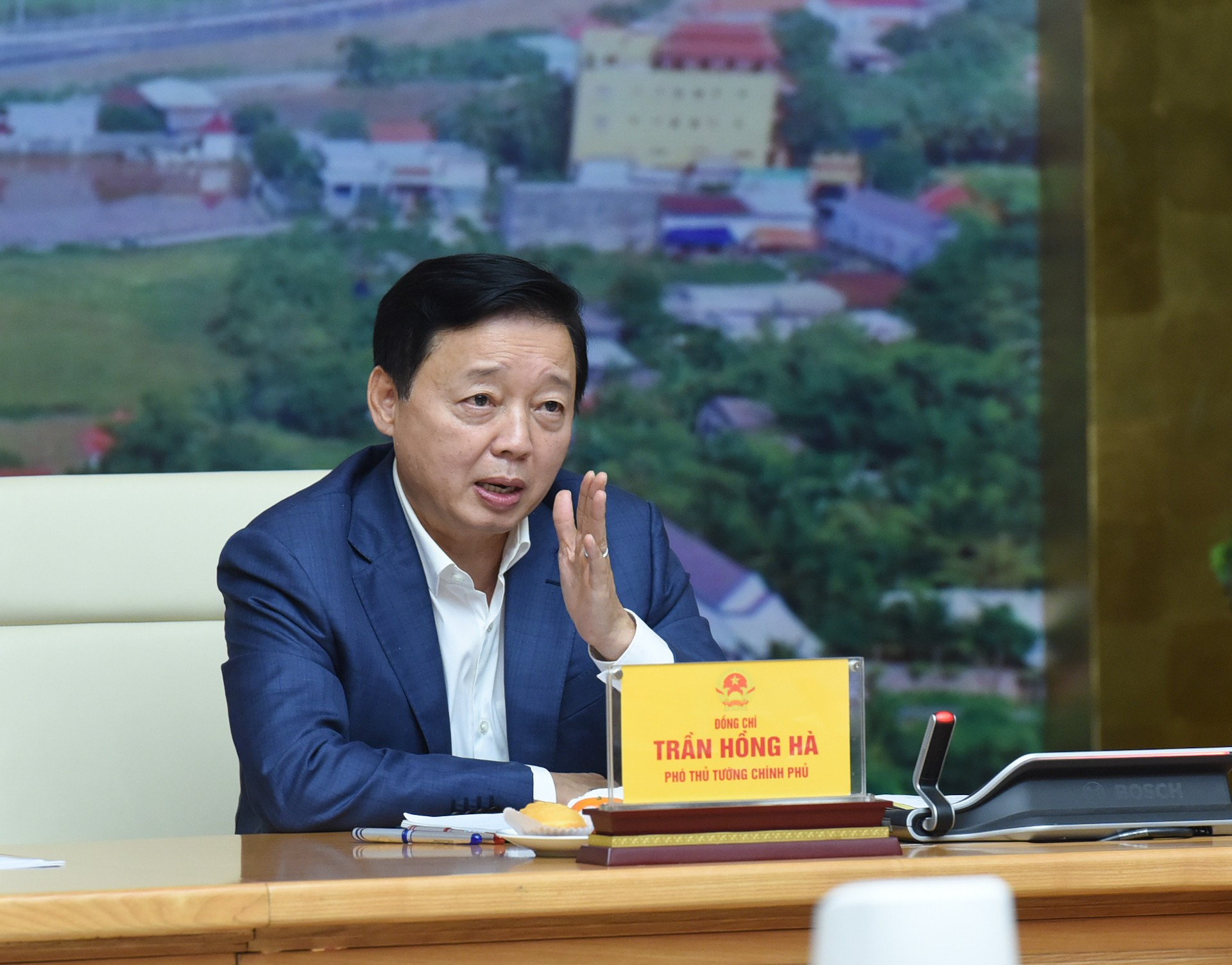 El vice primer ministro Tran Hong Ha. El vice primer ministro Tran Hong Ha.