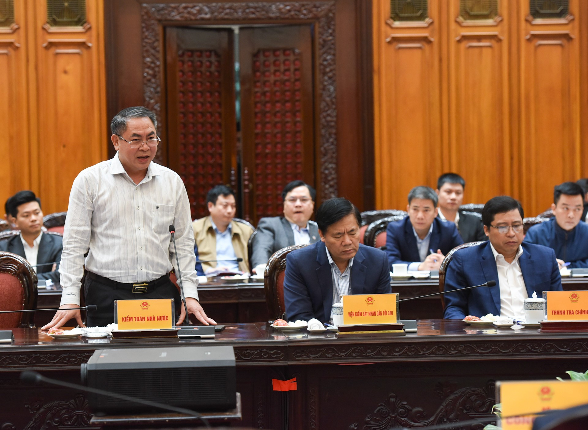 El auditor general adjunto del Estado Tran Minh Khuong. El auditor general adjunto del Estado Tran Minh Khuong.