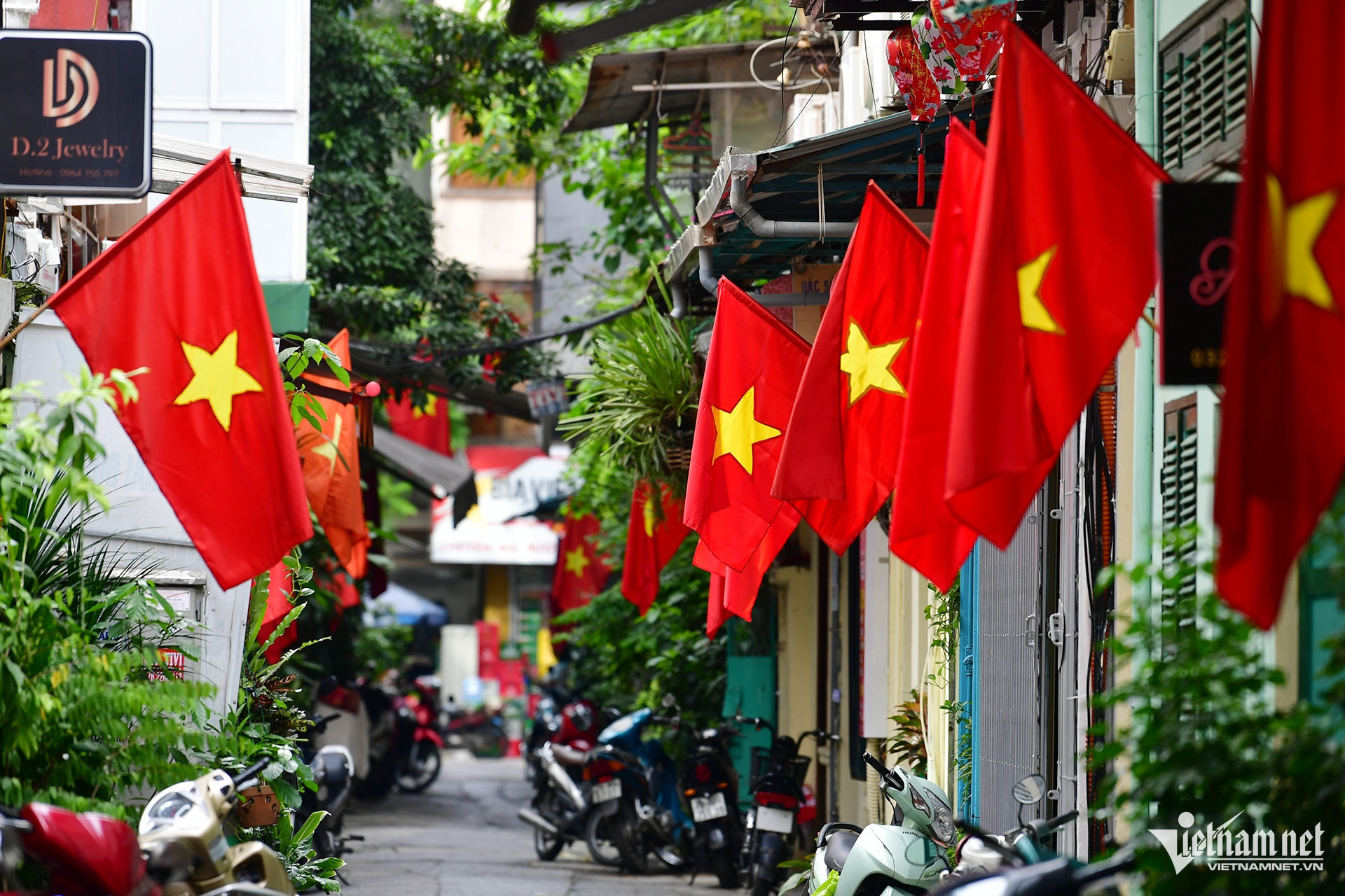 Calles del distrito de Hoan Kiem, en Hanói.