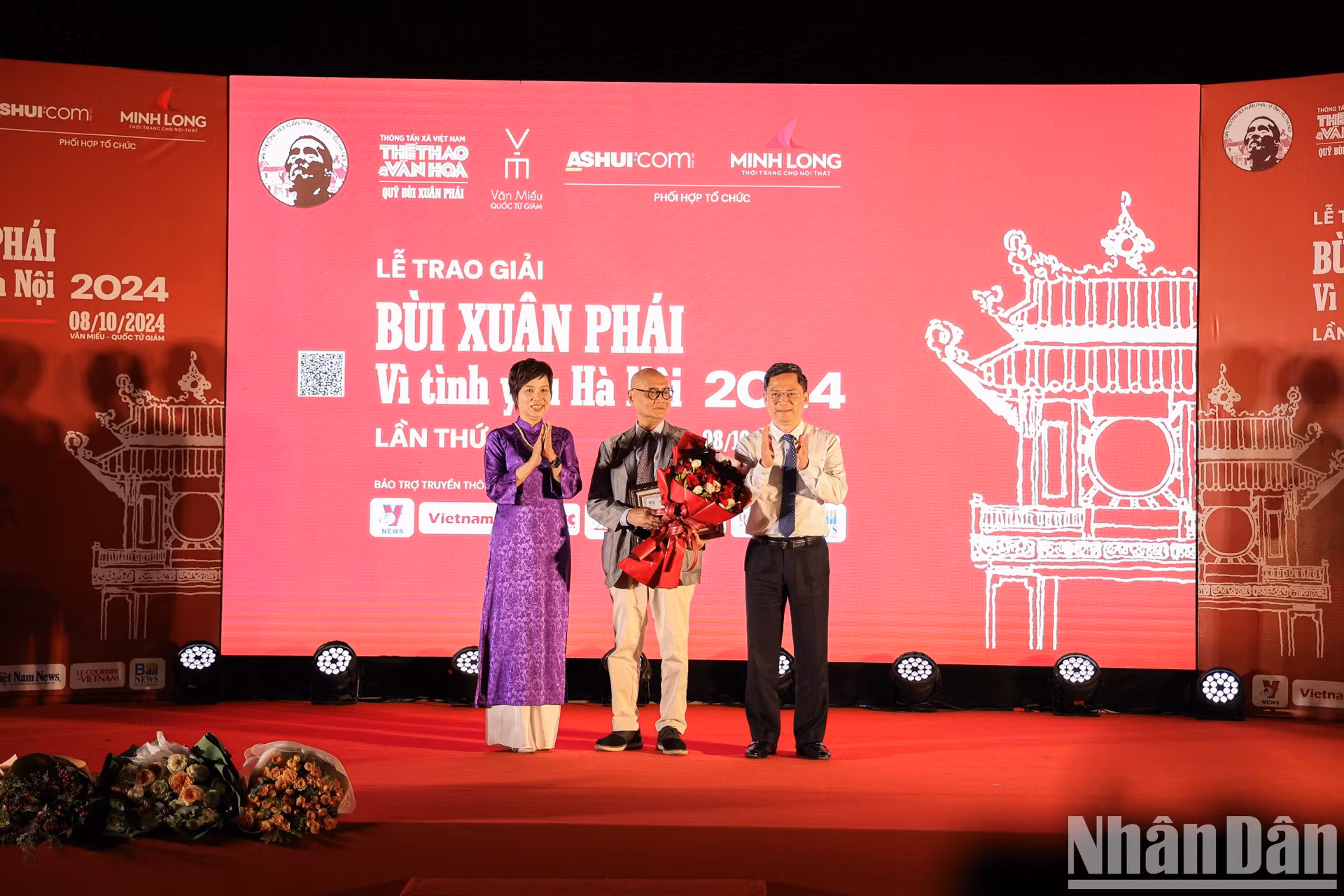 El Gran Premio, el más importante, se concedió al profesor y doctor Hoang Dao Kinh, arquitecto que ha hecho grandes aportaciones a la arquitectura de Hanoi.