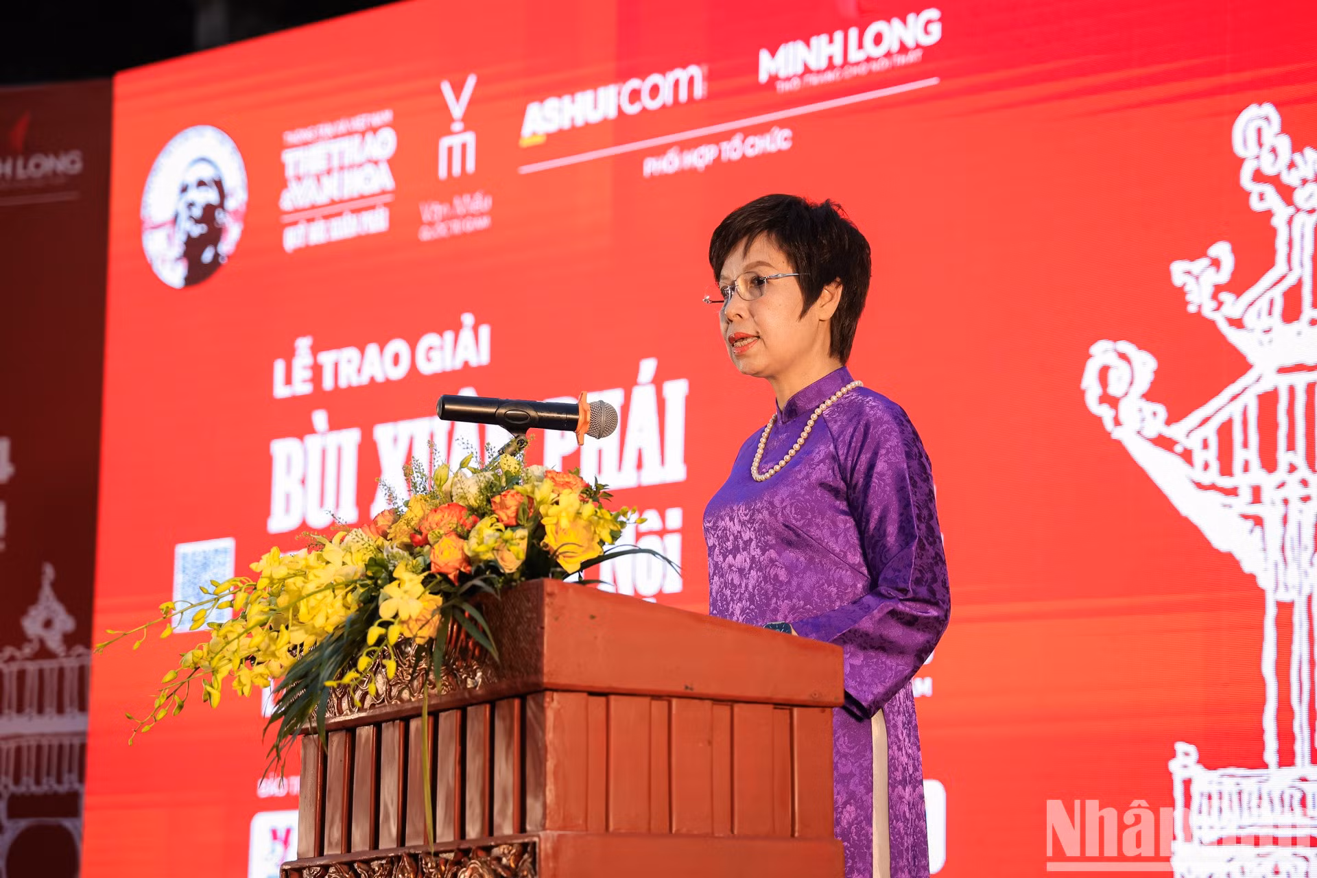La directora general de la Agencia Vietnamita de Noticias, Bui Viet Trang.