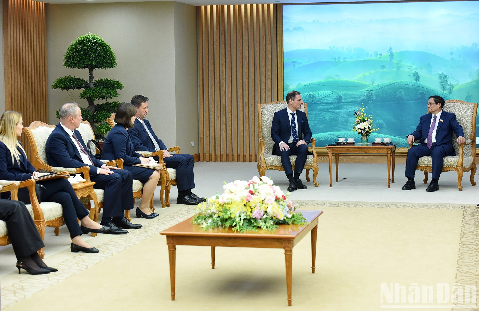 Delegados de Hungría.