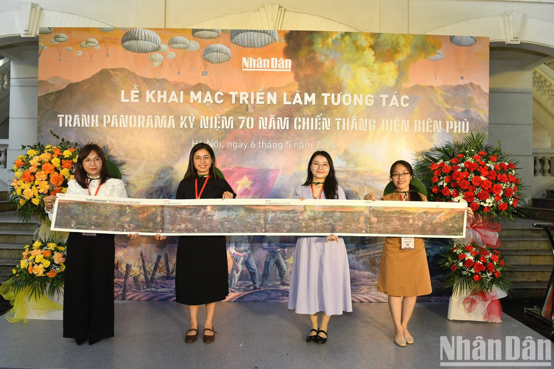 Las páginas que constituyen la pintura suman una longitud de 3,12 metros, récord para un periódico impreso.