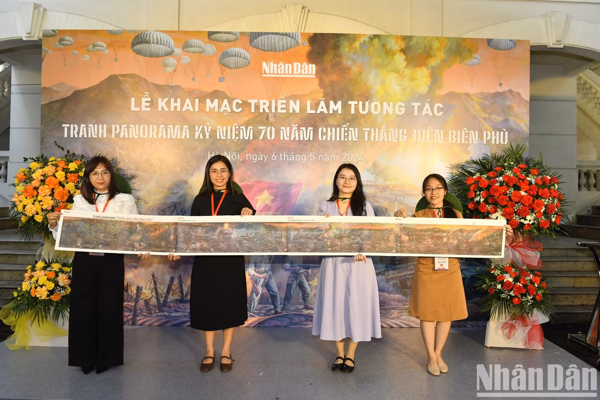 Las páginas que constituyen la pintura suman una longitud de 3,12 metros, récord para un periódico impreso.