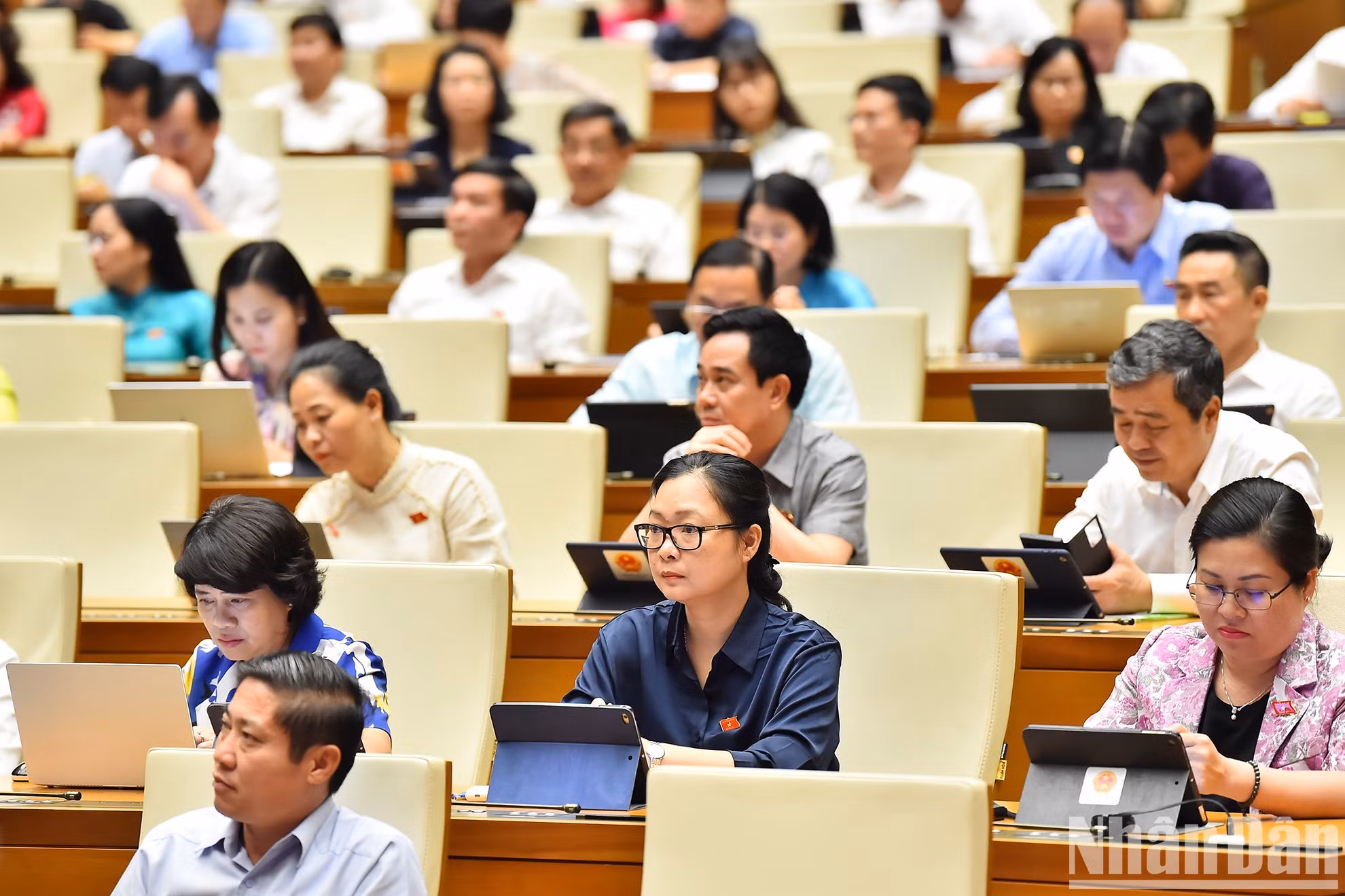 Diputados en la sesión.