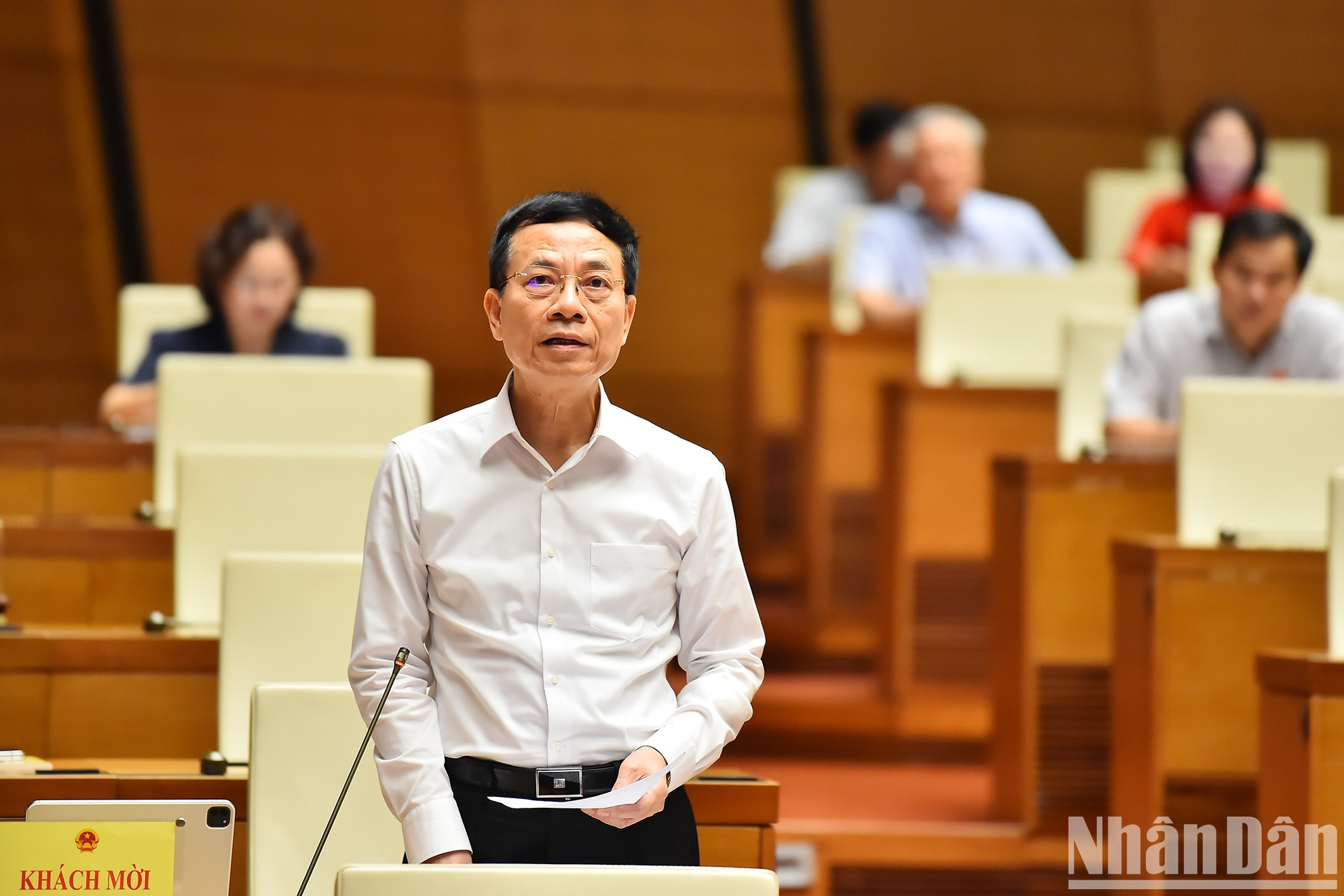 El ministro de Información y Comunicación, Nguyen Manh Hung. El ministro de Información y Comunicación, Nguyen Manh Hung.