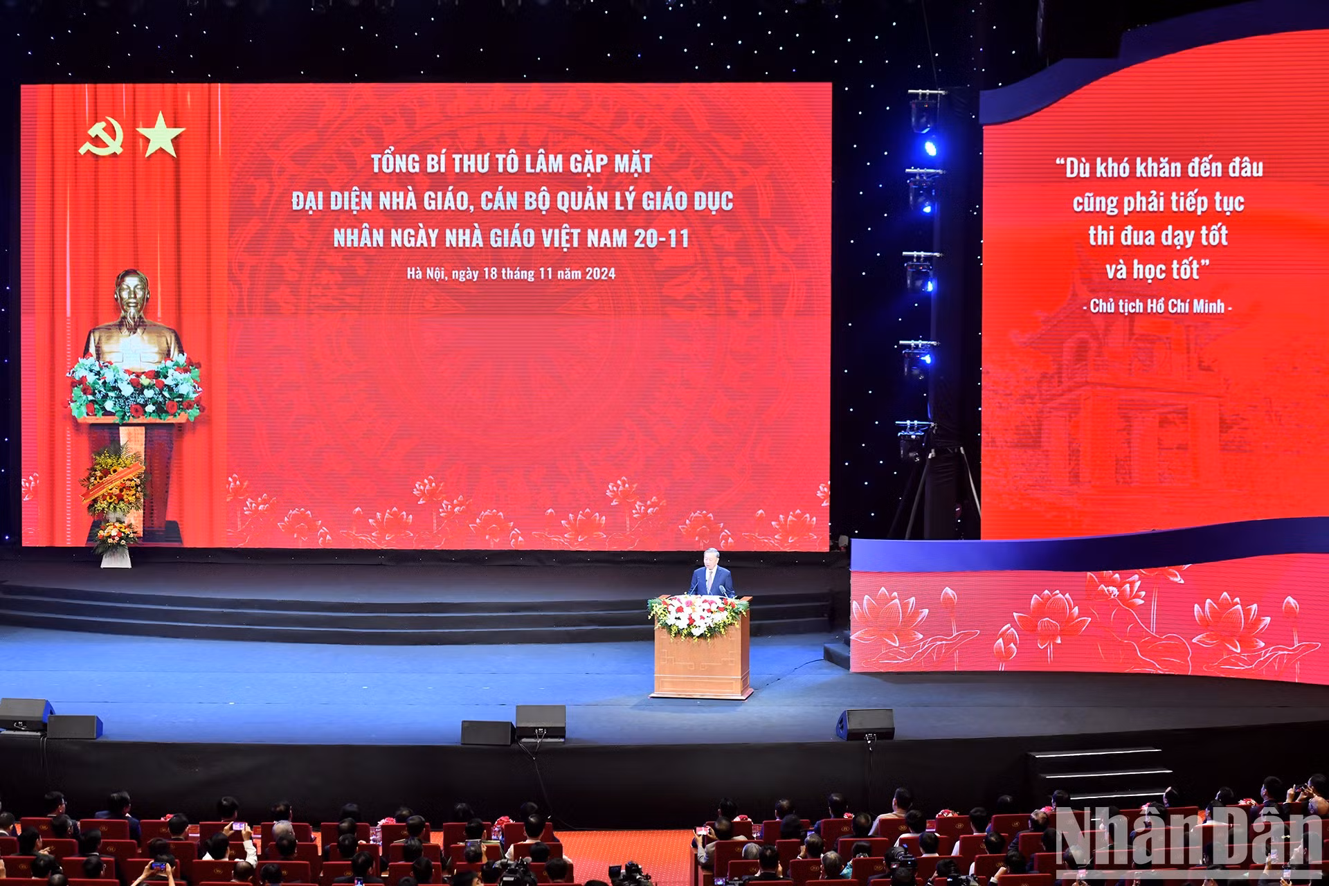 Panorama de la ceremonia.