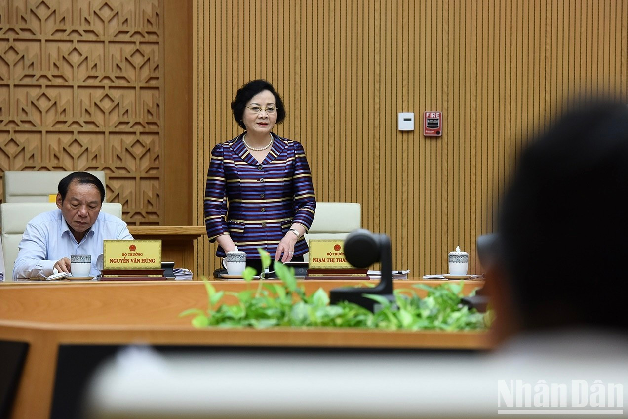 La ministra del Interior, Pham Thi Thanh Tra.