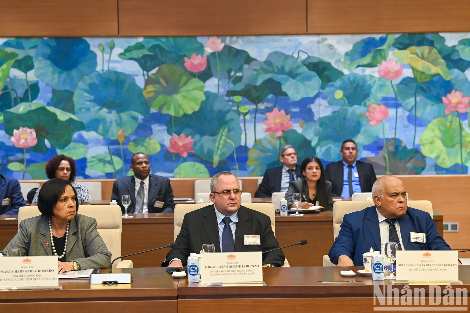 Miembros de la delegación cubana. Miembros de la delegación cubana.