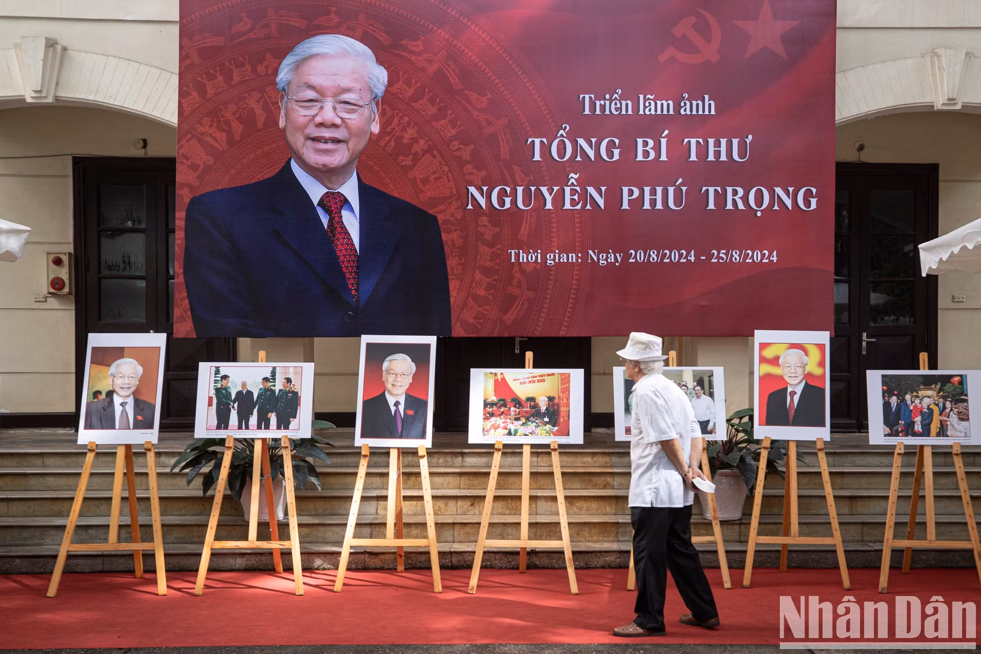 Se trata de una muestra de tributo a Nguyen Phu Trong (1944-2024), un eximio dirigente que consagró su vida al país y al pueblo vietnamita.
