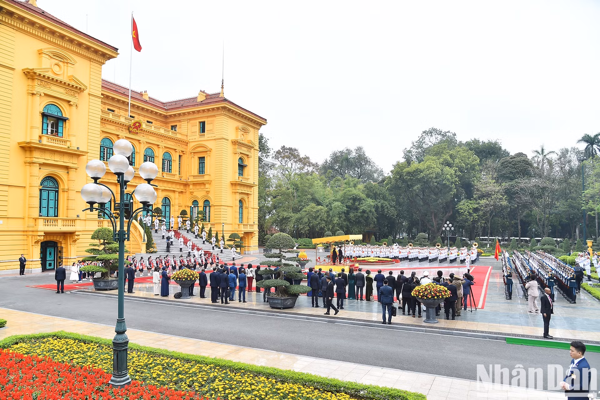 Panorama de la ceremonia.