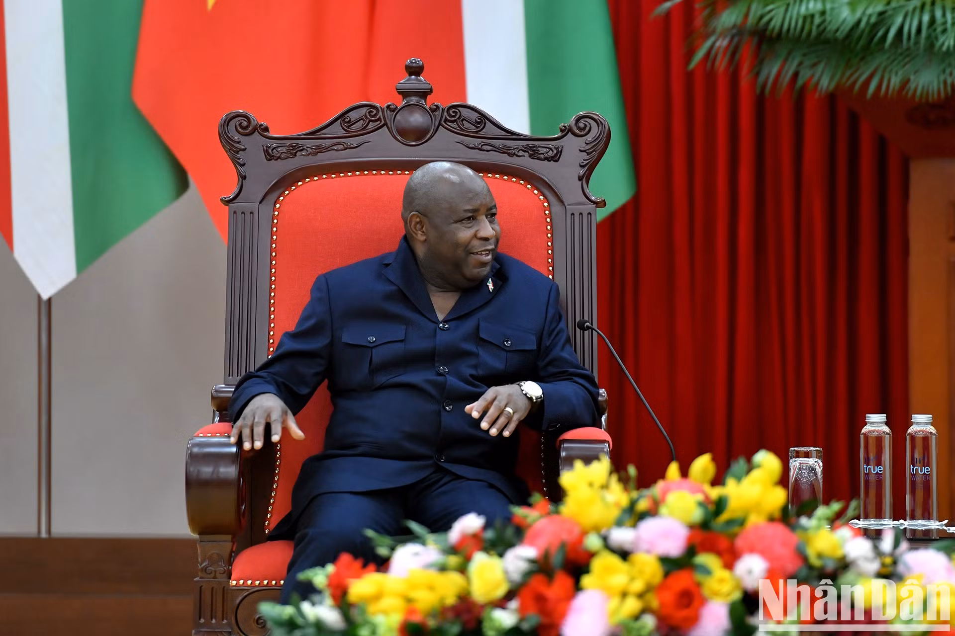 El presidente de Burundi, Évariste Ndayishimiye.