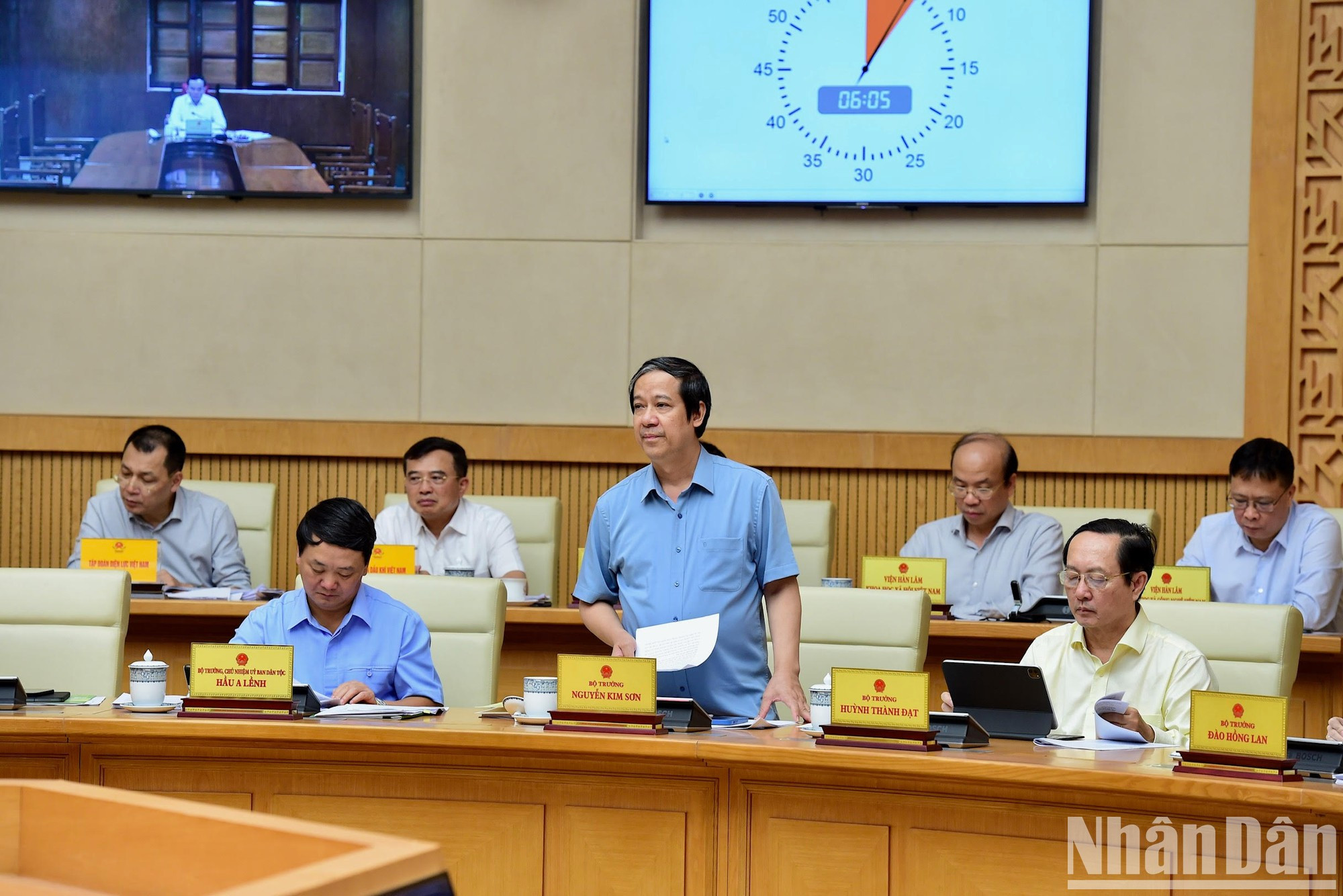 El ministro de Educación y Formación, Nguyen Kim Son. El ministro de Educación y Formación, Nguyen Kim Son.
