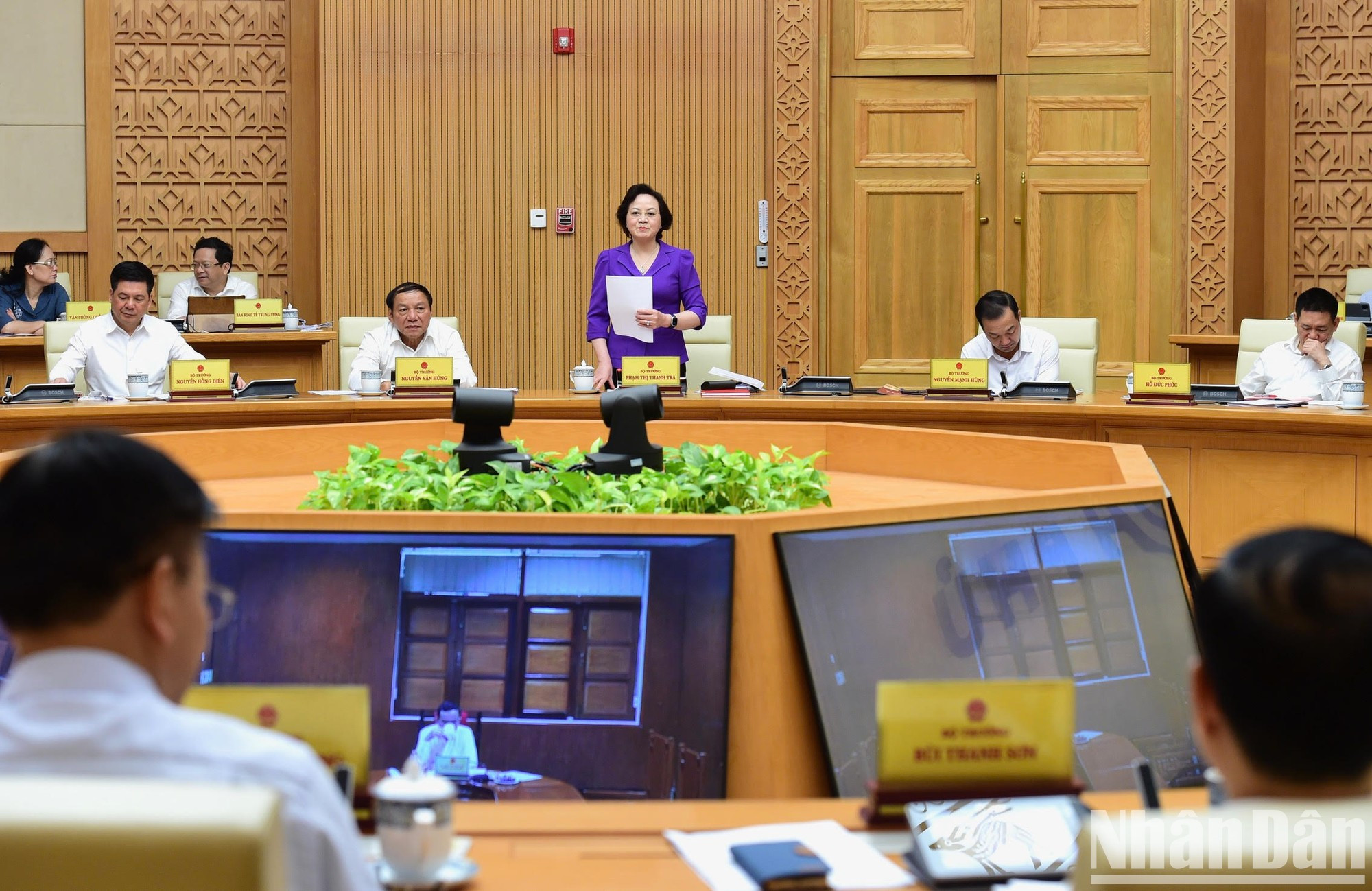 La ministra del Interior, Pham Thi Thanh Tra. La ministra del Interior, Pham Thi Thanh Tra.