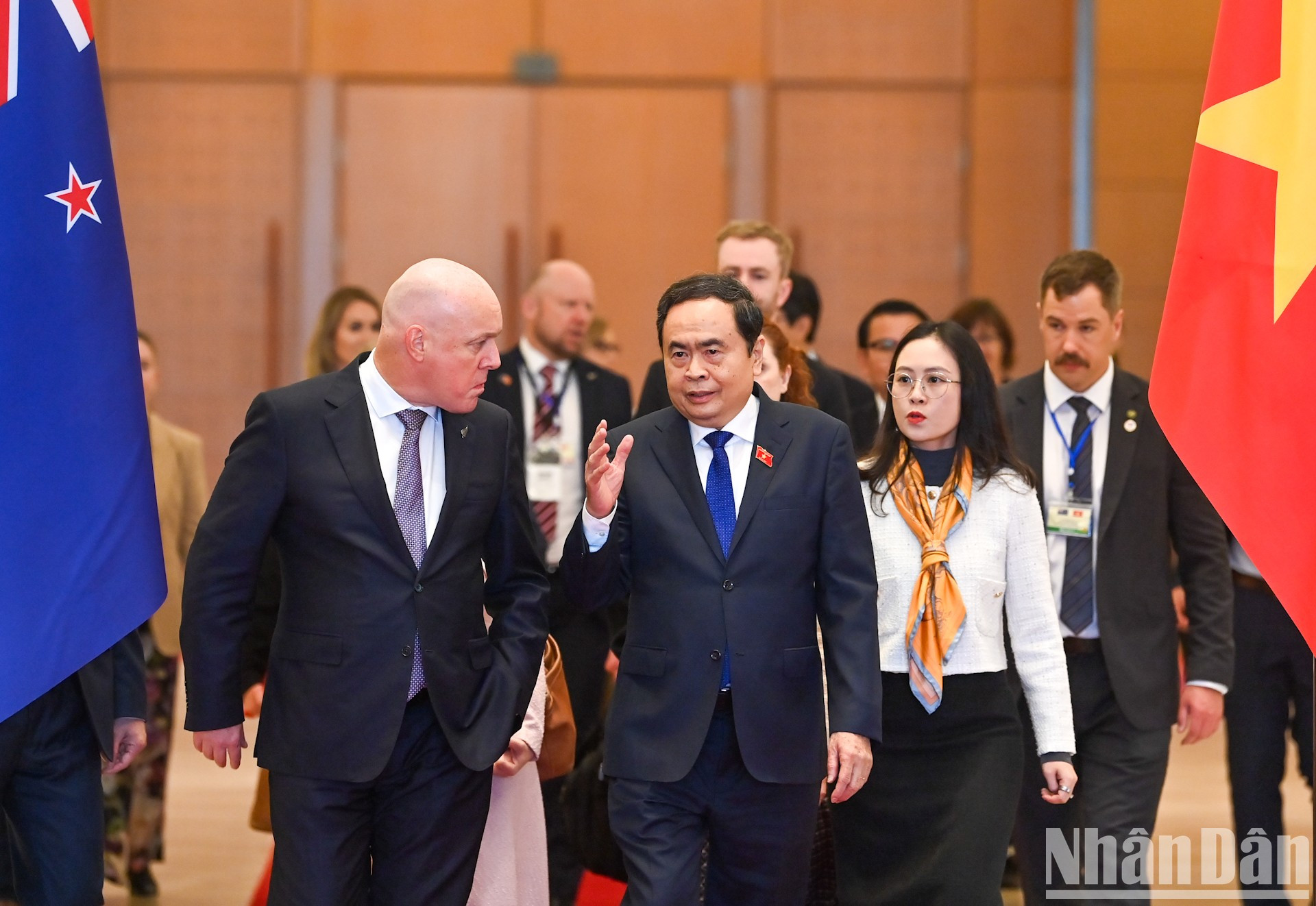 El jefe del Legislativo conversa con el premier de Nueva Zelanda. El jefe del Legislativo conversa con el premier de Nueva Zelanda.