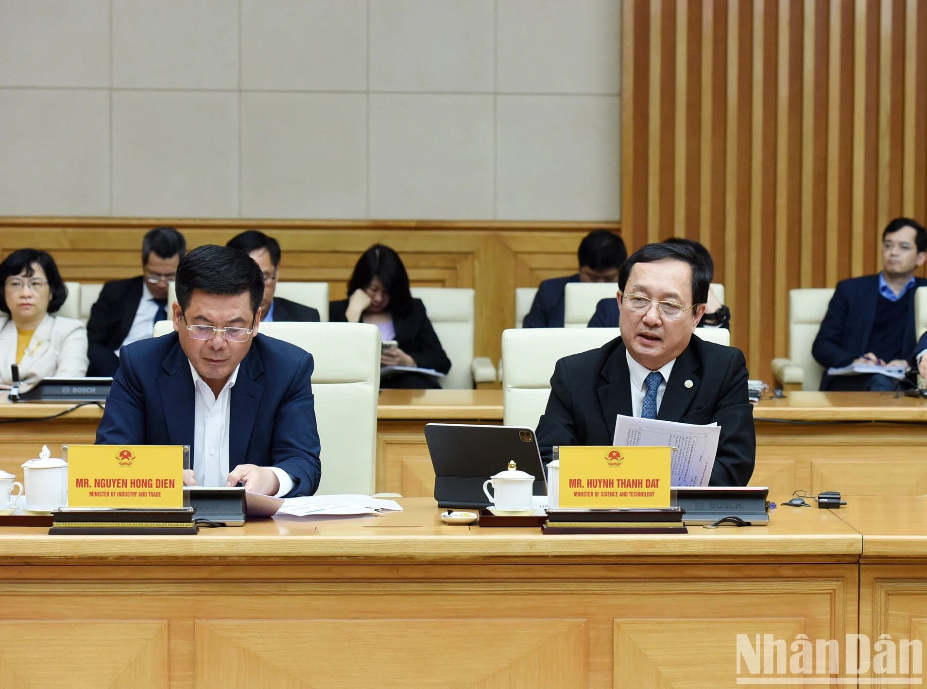 El ministro de Ciencia y Tecnología de Vietnam, Huynh Thanh Dat.