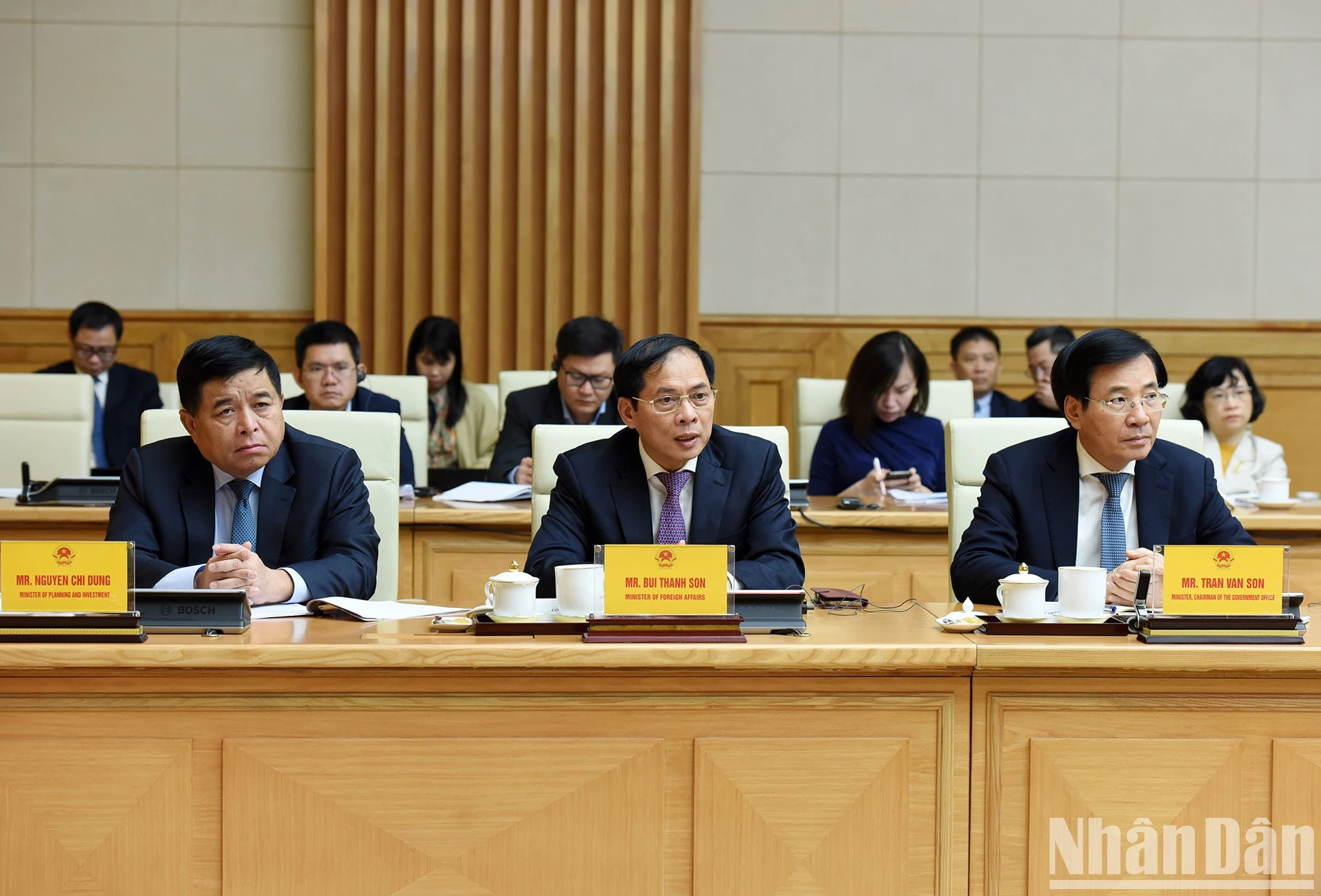 El ministro de Relaciones Exteriores de Vietnam, Bui Thanh Son.