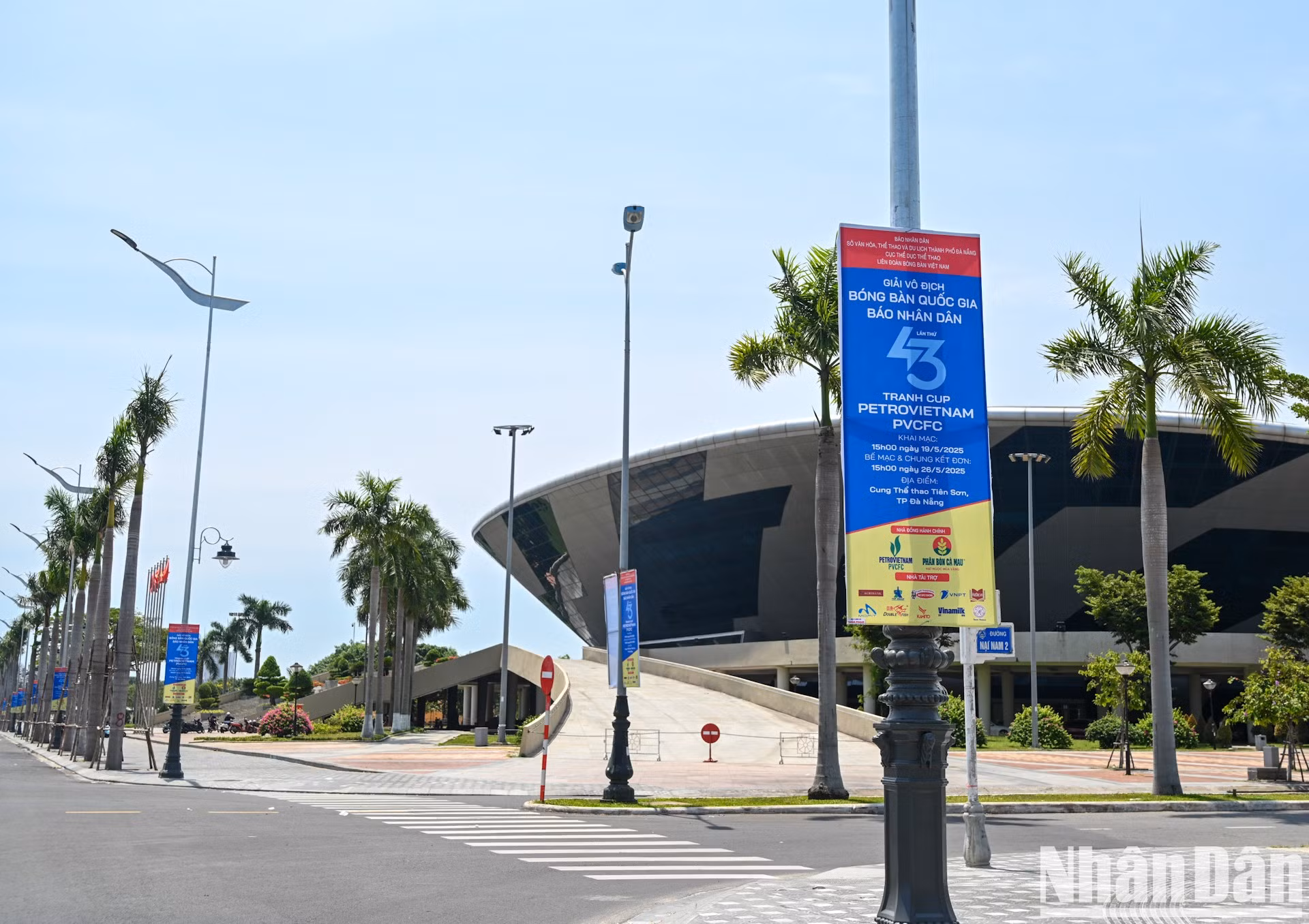 Vista del Palacio de Deportes de Tien Son, donde se inaugurará la cita deportiva. Vista del Palacio de Deportes de Tien Son, donde se inaugurará la cita deportiva.