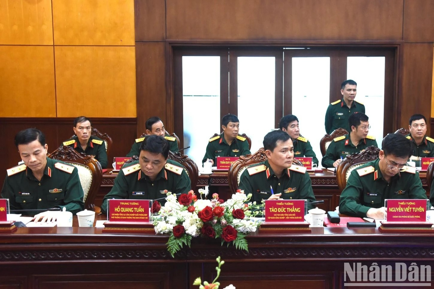 Representantes del personal directivo de las unidades militares del país.