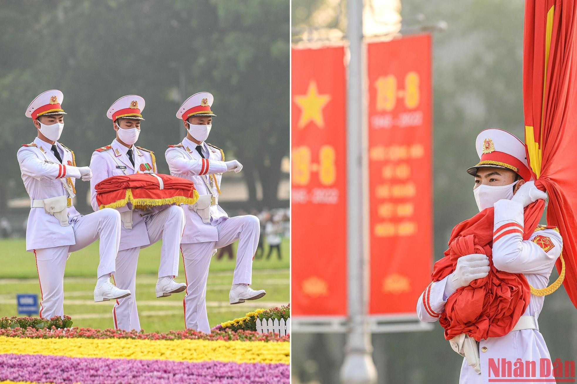 La precisión y la solemnidad en cada movimiento. La precisión y la solemnidad en cada movimiento.