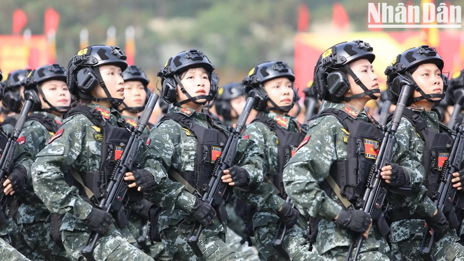 Bloque de mujeres miembros de la policía especial. Bloque de mujeres miembros de la policía especial.