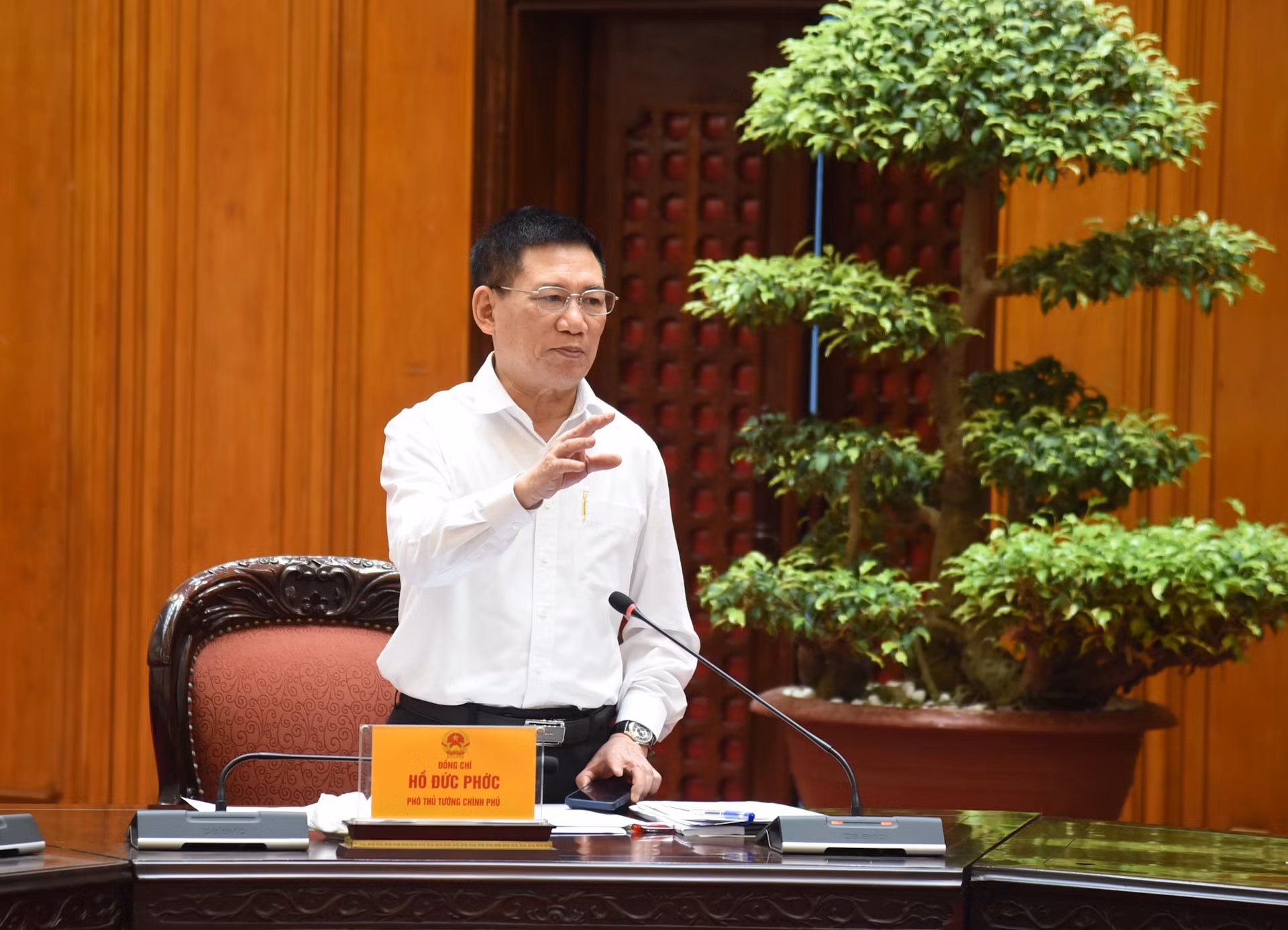 El vice primer ministro Ho Duc Phoc.