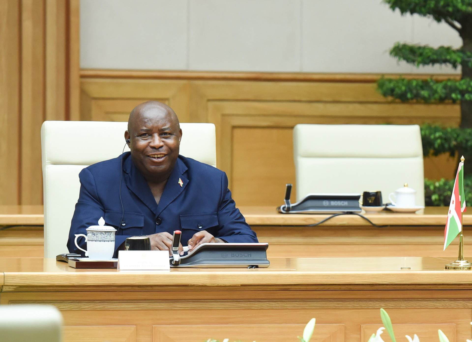 El presidente de Burundi, Évariste Ndayishimiye. El presidente de Burundi, Évariste Ndayishimiye.