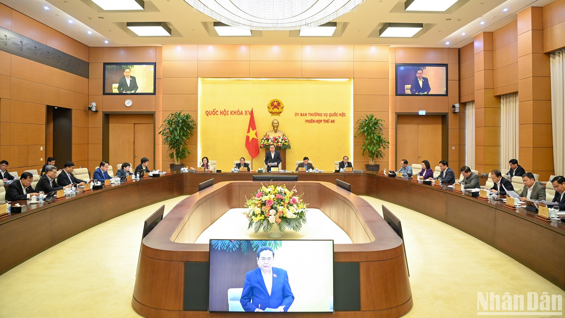 [Foto] Inauguran 40 reunión del Comité Permanente de Asamblea Nacional de Vietnam
