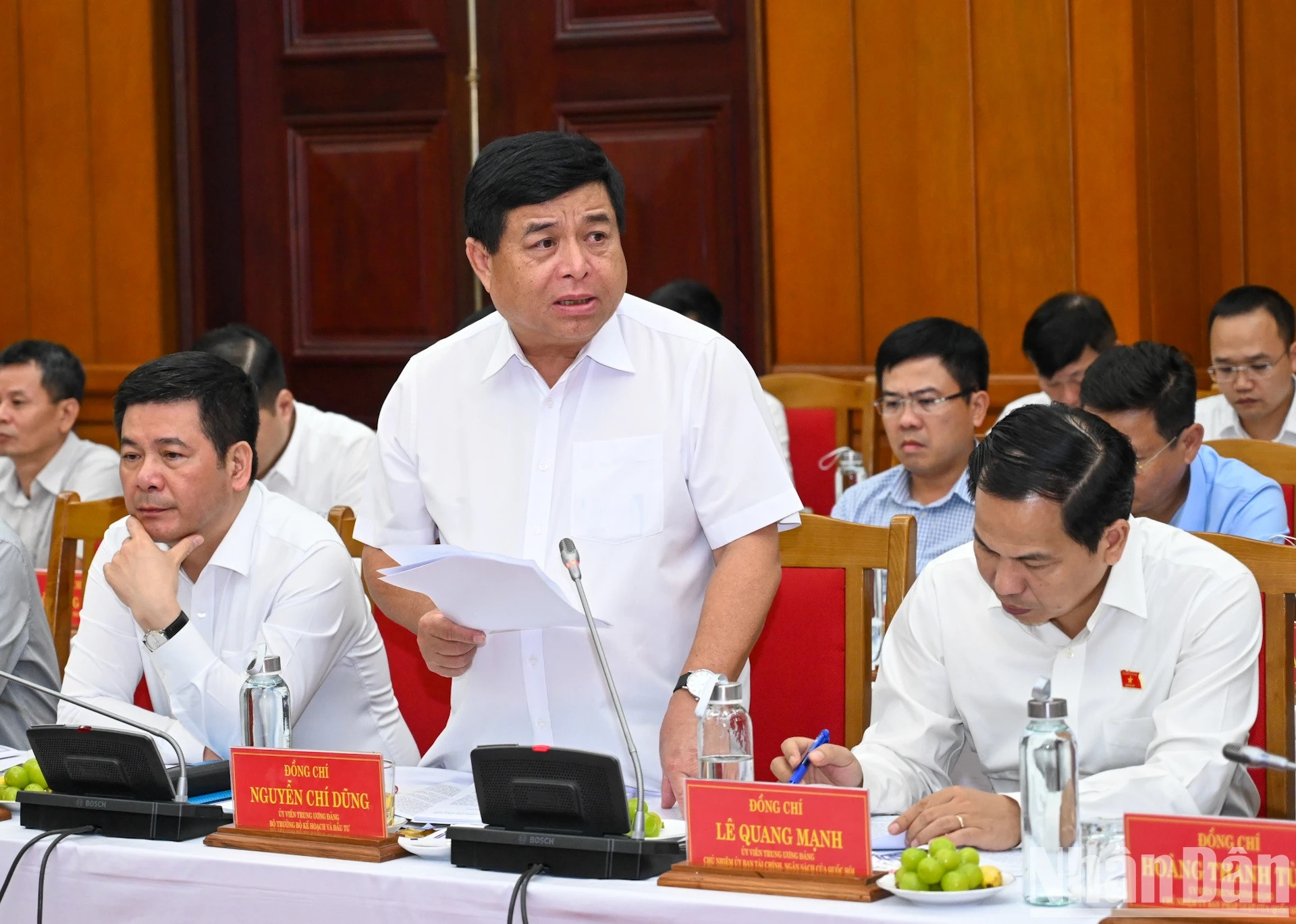 El ministro de Planificación e Inversión, Nguyen Chi Dung.