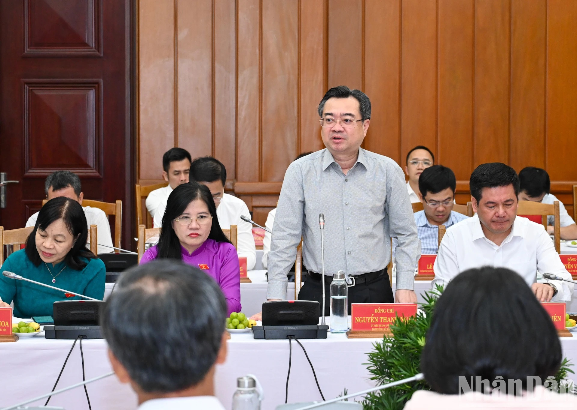 El ministro de Construcción, Nguyen Thanh Nghi.