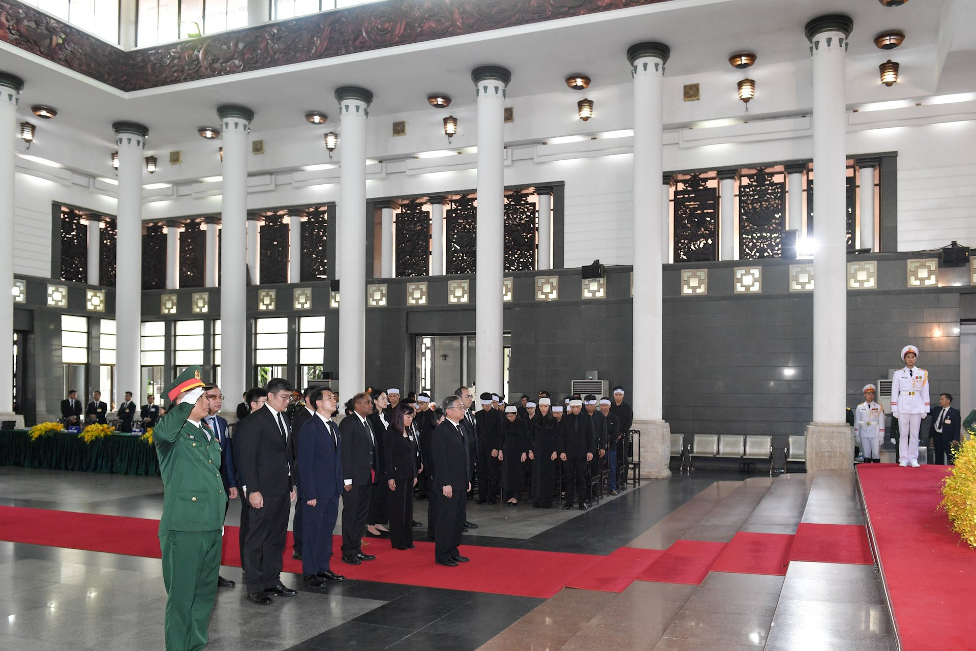 La delegación de Singapur. La delegación de Singapur.