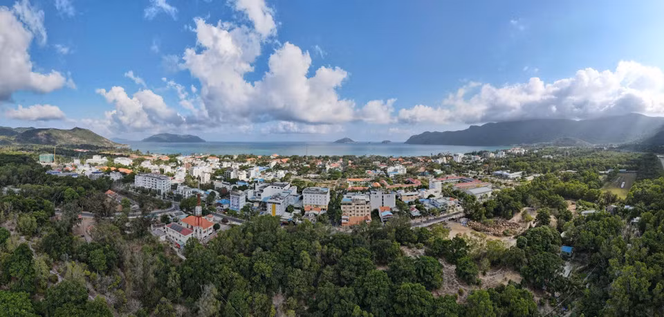 Vista panorámica de la isla de Con Son.
