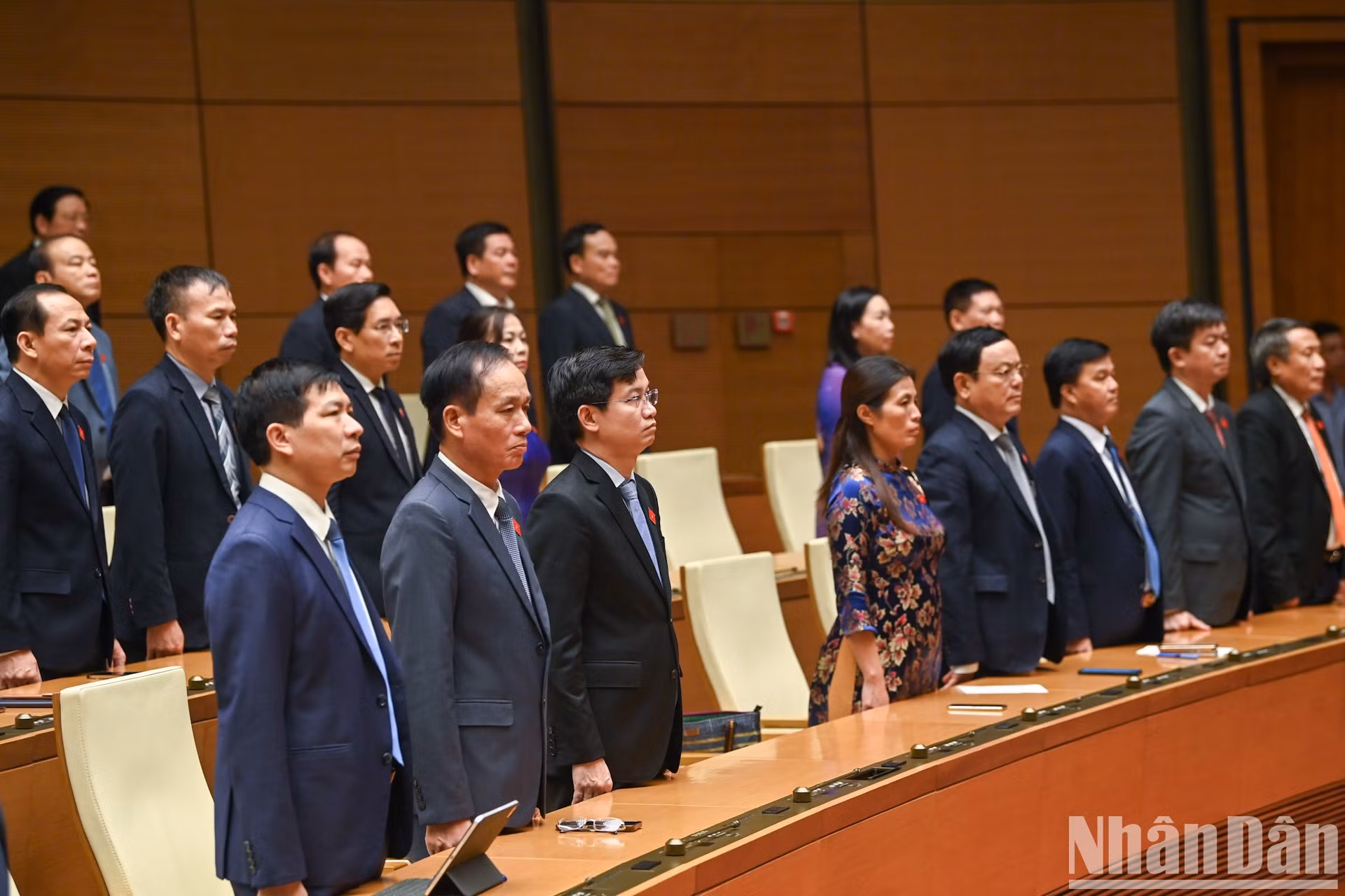 Los diputados presencian el procedimiento.