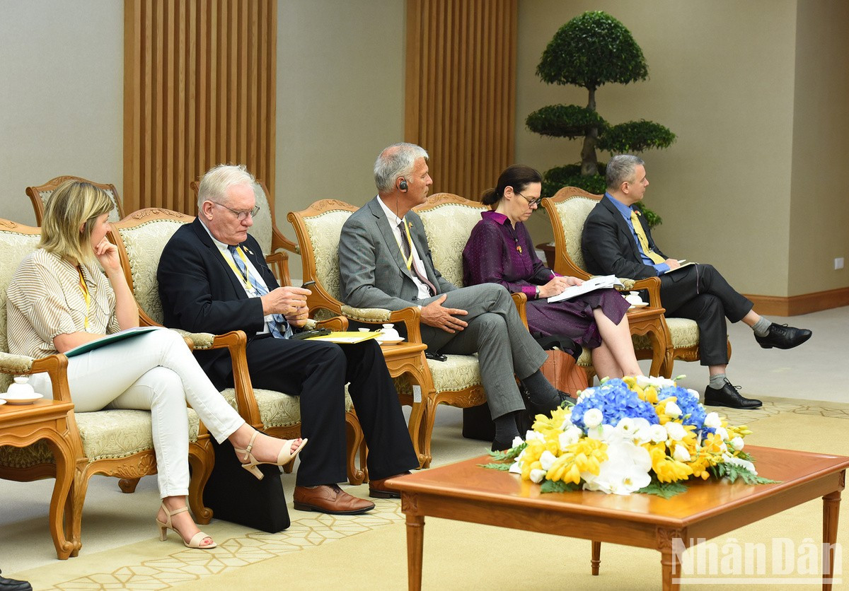 Miembros de la delegación belga.
