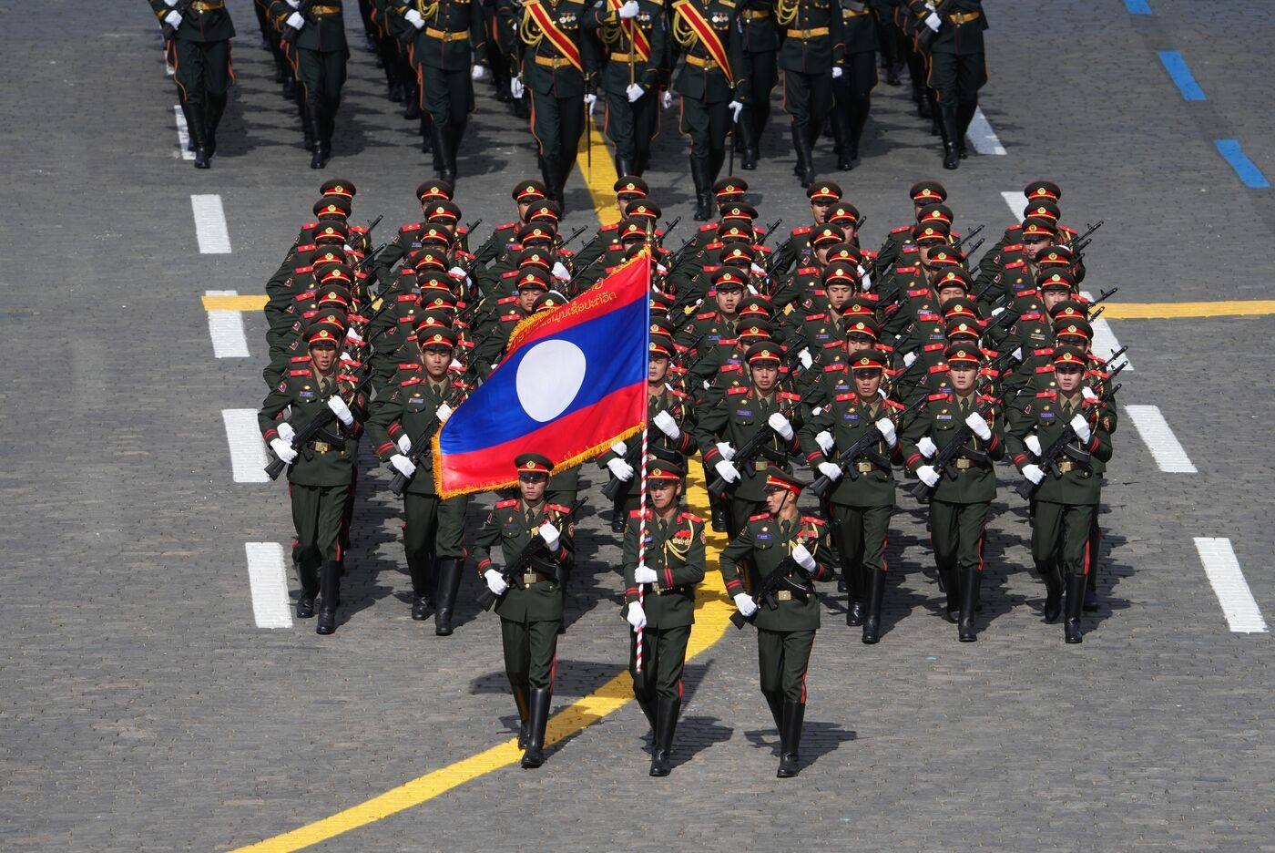 La delegación de Laos.