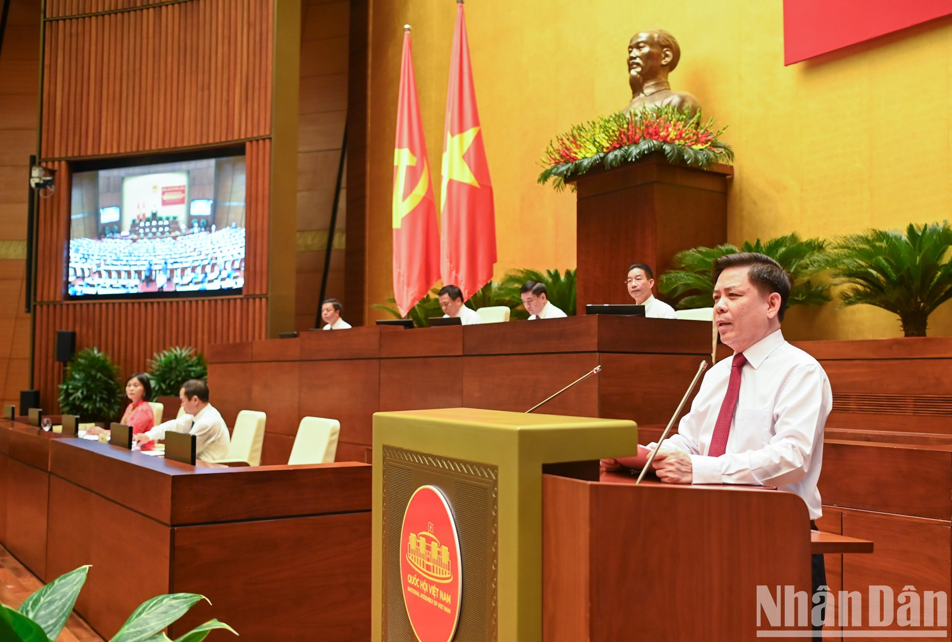 El secretario del Comité del Partido Comunista de Vietnam (PCV) en el Bloque de las Agencias Centrales, Nguyen Van The.