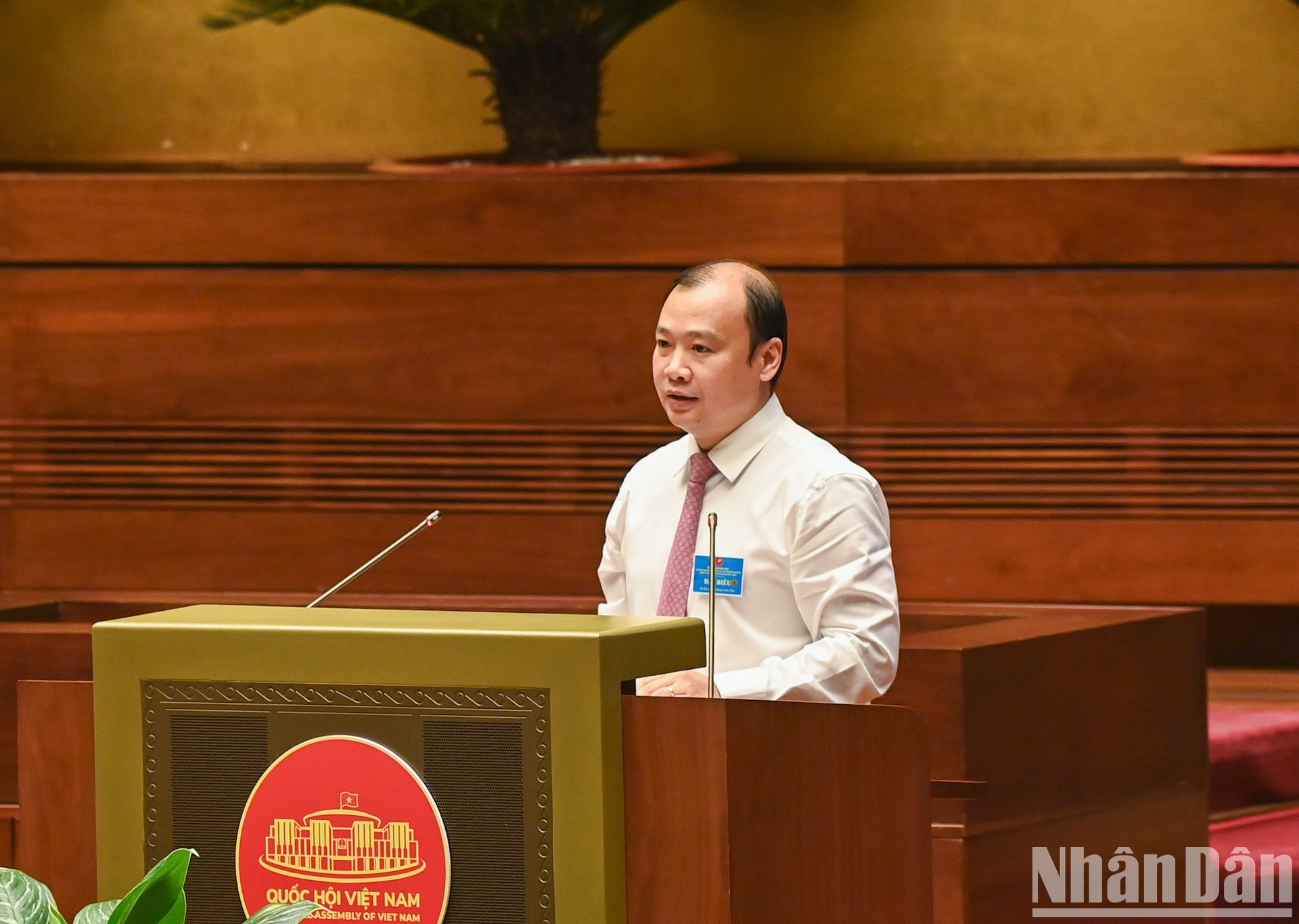 El redactor jefe de la Revista Comunista, Le Hai Binh.