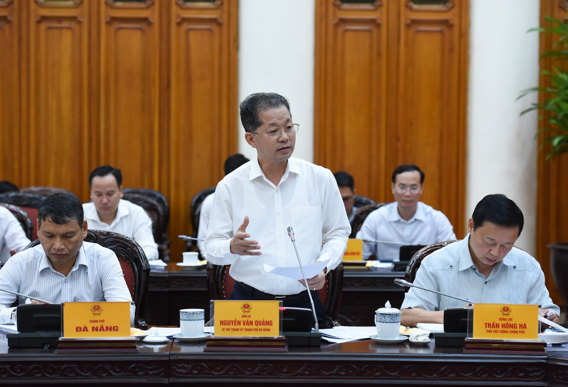 El secretario del Comité del Partido Comunista de Vietnam en la ciudad de Da Nang, Nguyen Van Quang.