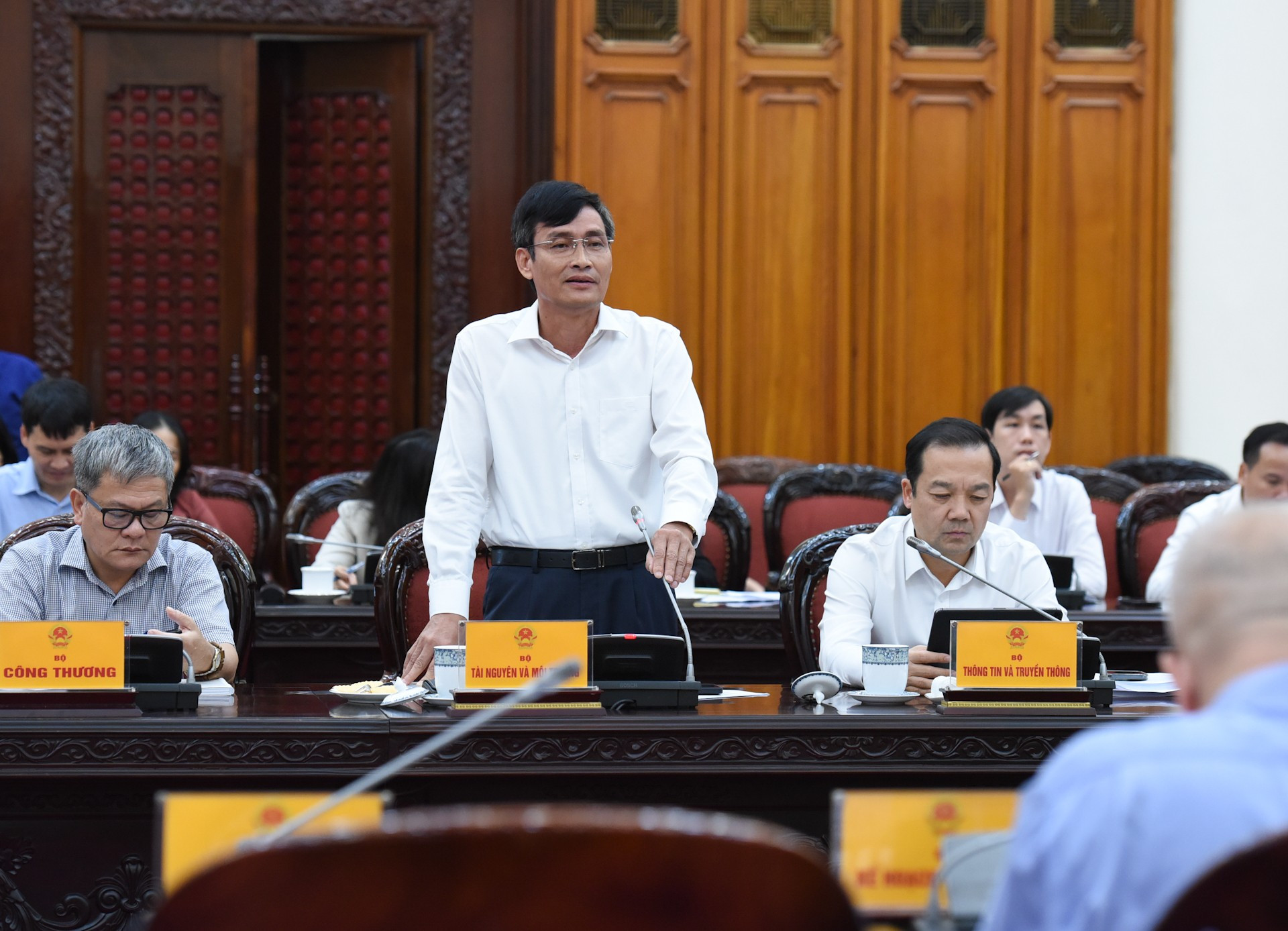 El viceministro de Recursos Naturales y Medio Ambiente Tran Quy Kien.