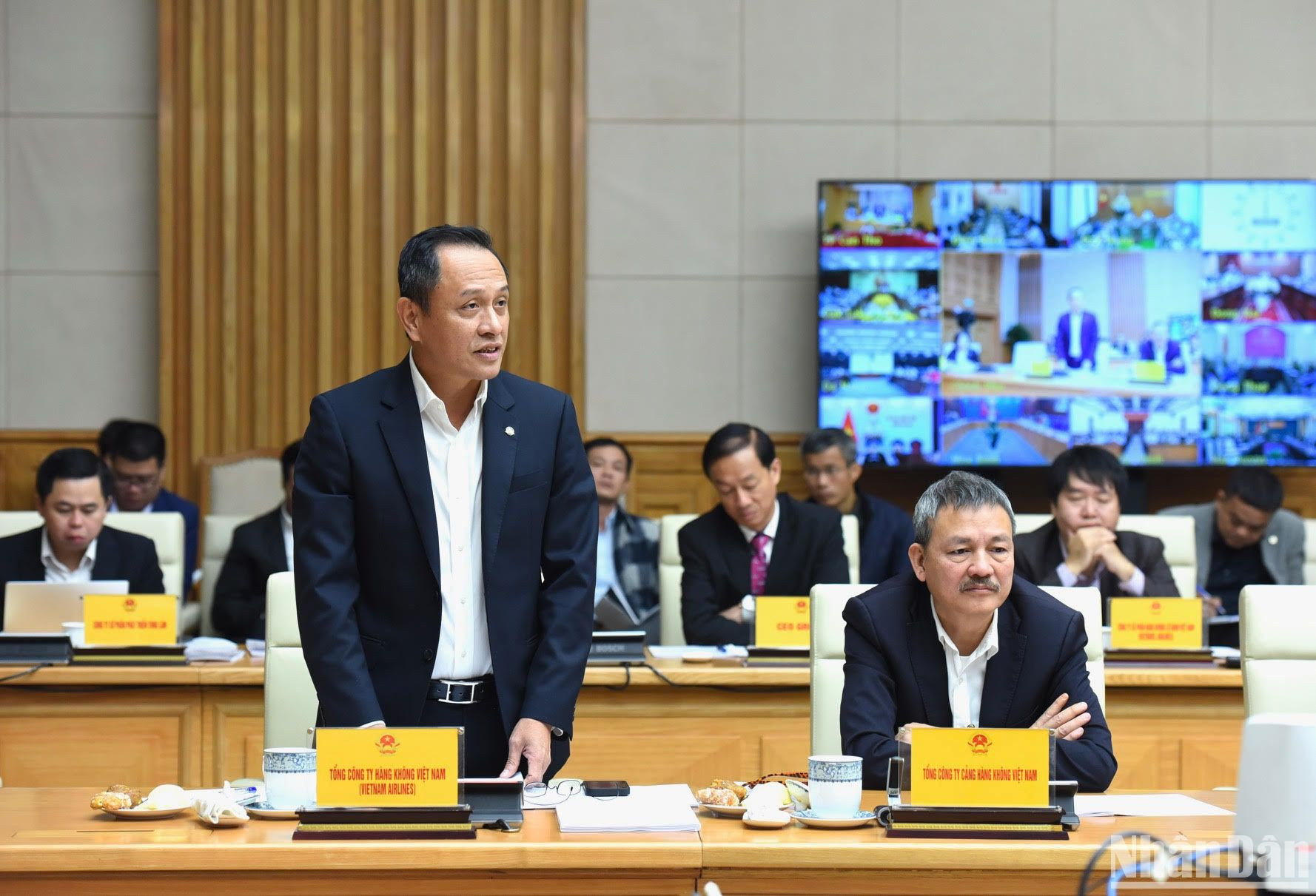 El director general de la aerolínea de bandera nacional, Vietnam Airlines, Le Hong Ha.