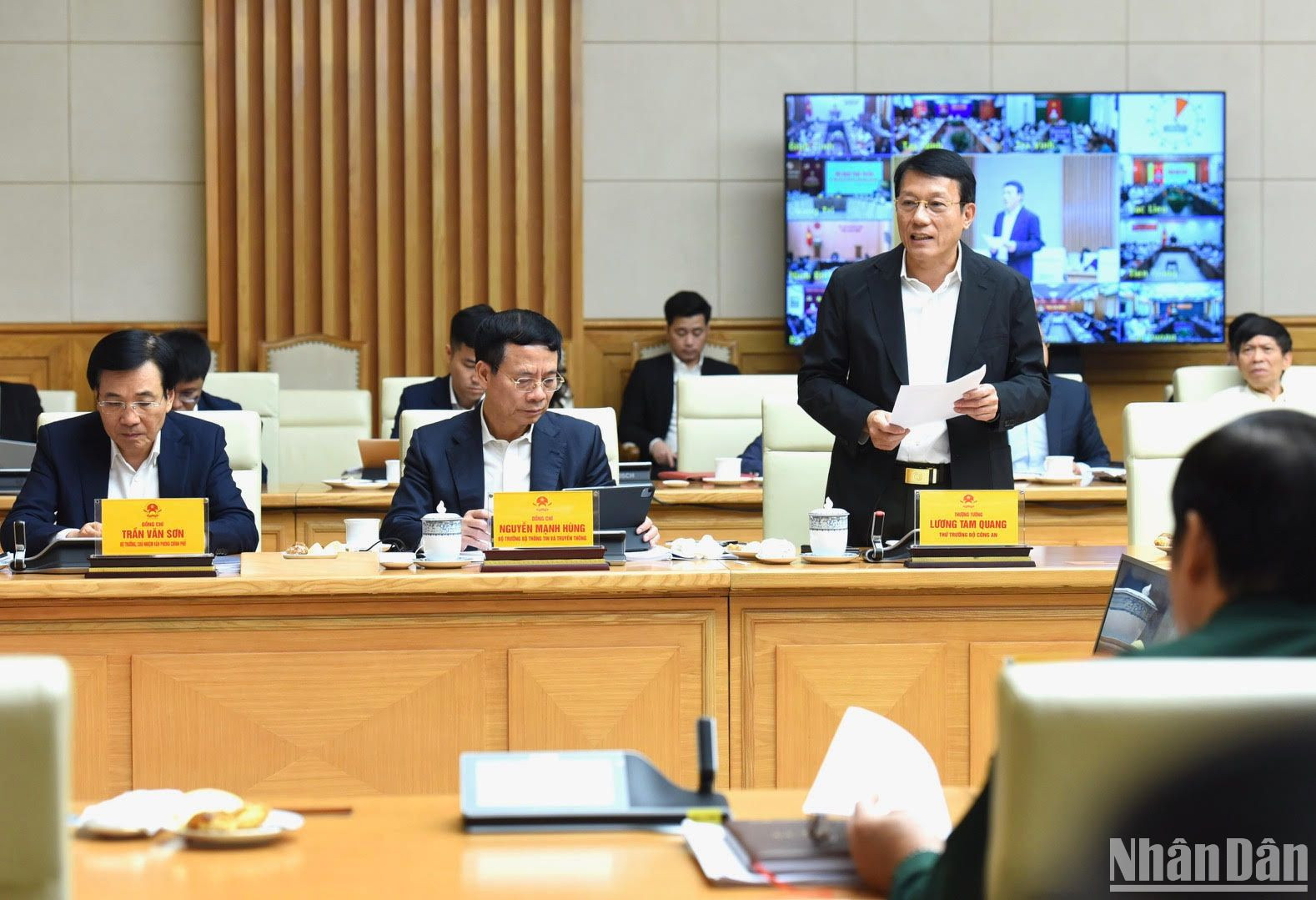 El viceministro de Seguridad Pública Luong Tam Quang.