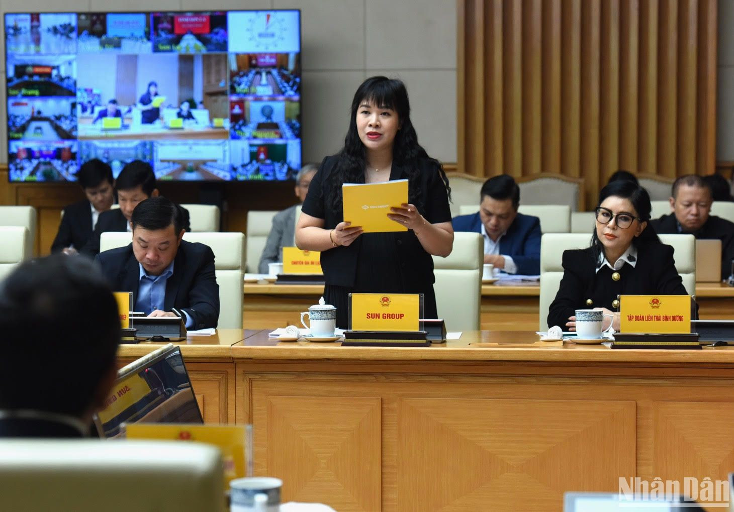 La vicedirectora general de Sun Group, Nguyen Thai Hoai Anh.