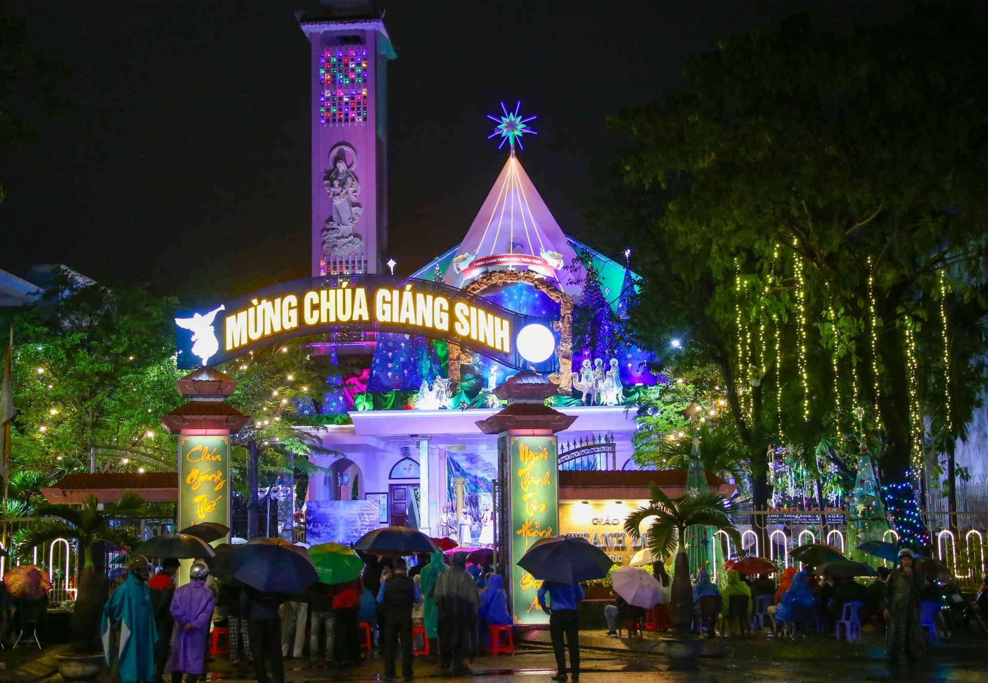 La Iglesia de la Parroquia de Thanh Duc, en la central ciudad de Da Nang.