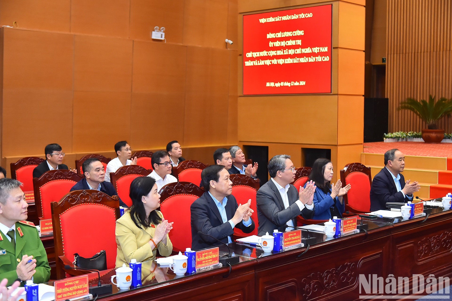 Delegados a la reunión.
