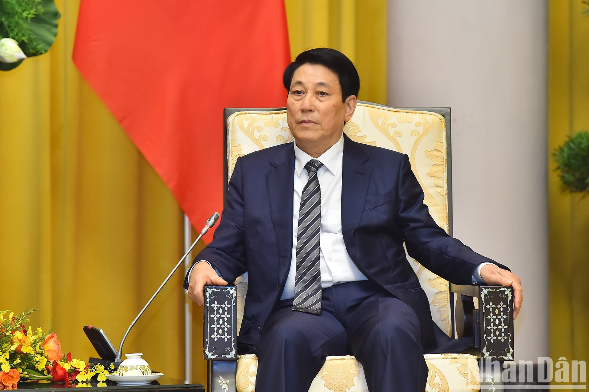 El presidente vietnamita toma la palabra. El presidente vietnamita toma la palabra.