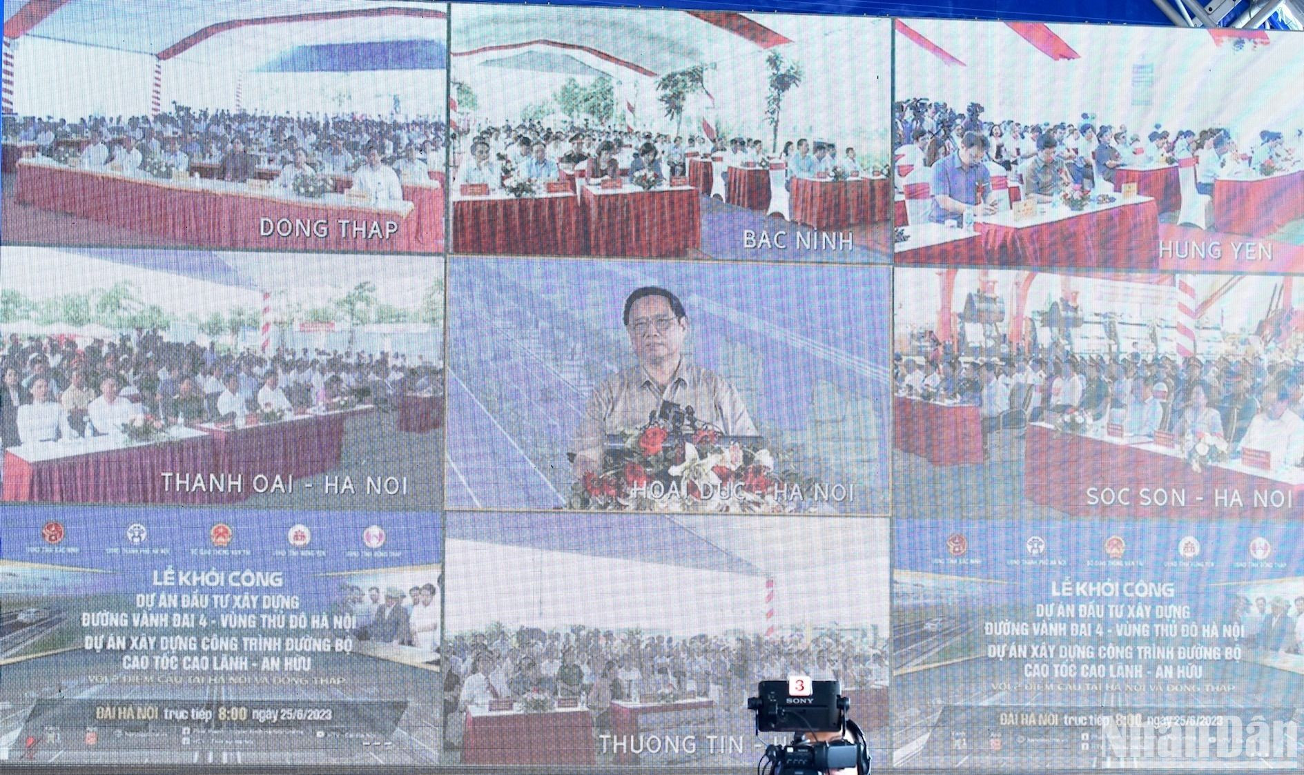 Los puntos de videoconferencia incluyen cuatro distritos de Hanói, las provincias norteñas de Bac Ninh y Hung Yen, y la sureña de Dong Thap.