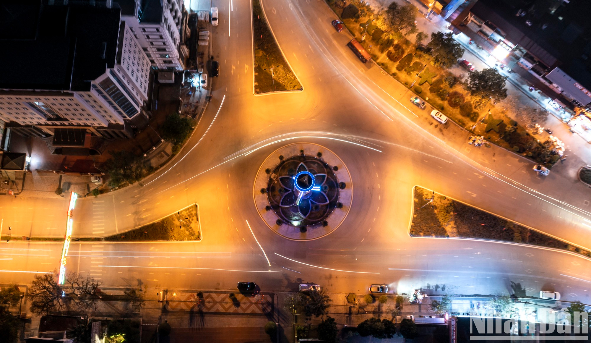 Carreteras centrales de la ciudad de Dien Bien Phu. Carreteras centrales de la ciudad de Dien Bien Phu.