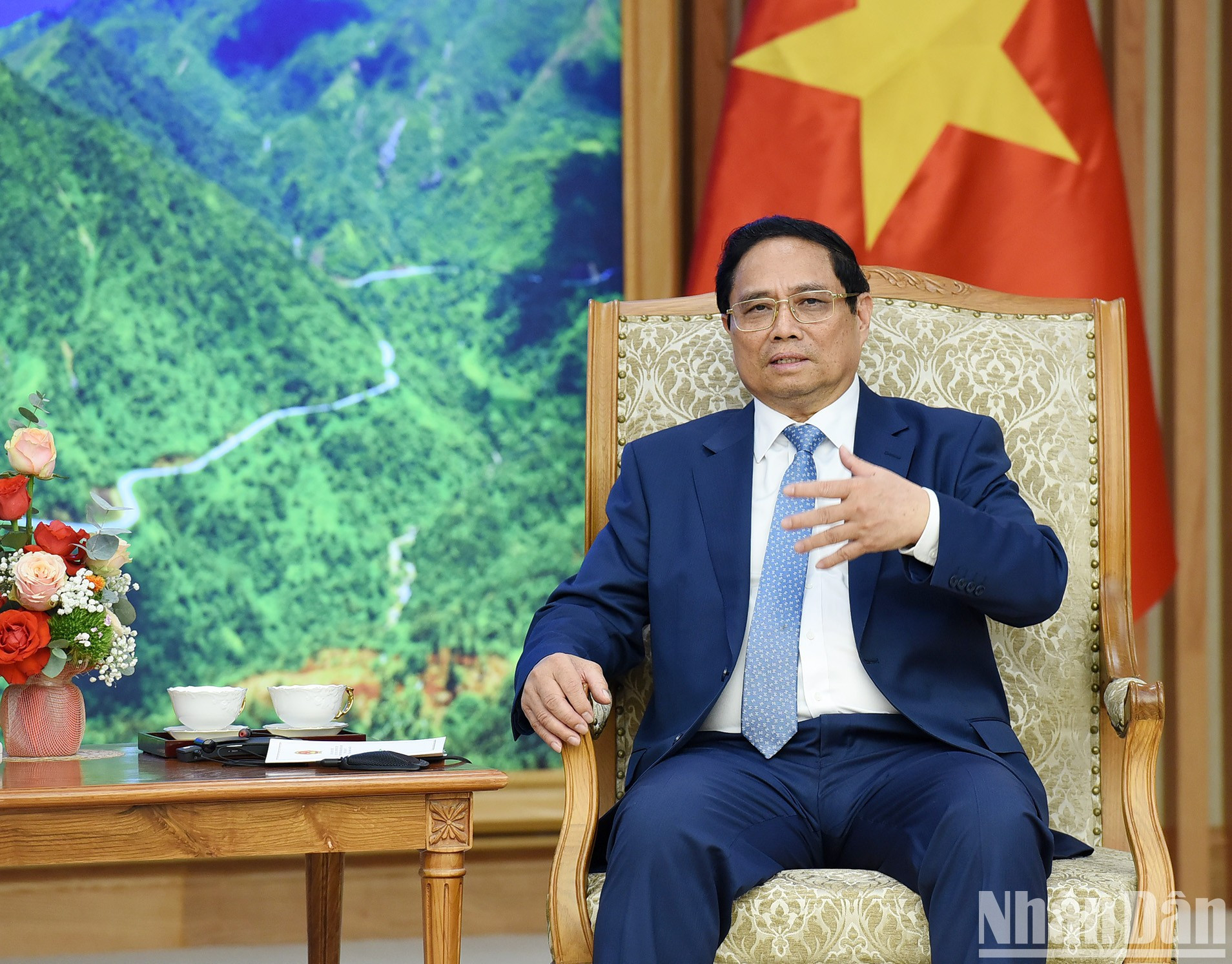 El jefe del Gobierno vietnamita interviene en la cita. El jefe del Gobierno vietnamita interviene en la cita.