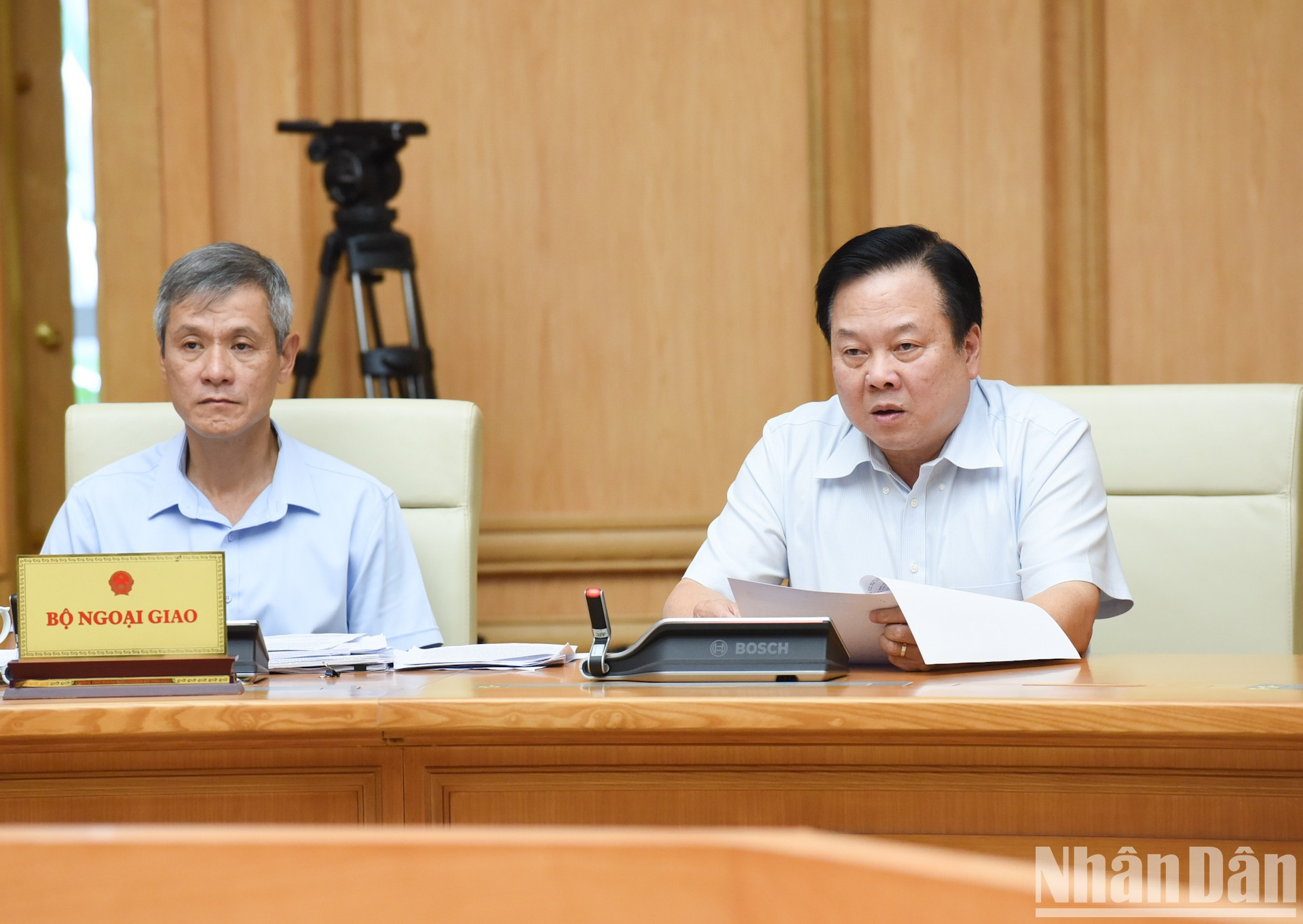 El presidente del Comité de Gestión de Capital Estatal en empresas, Nguyen Hoang Anh.